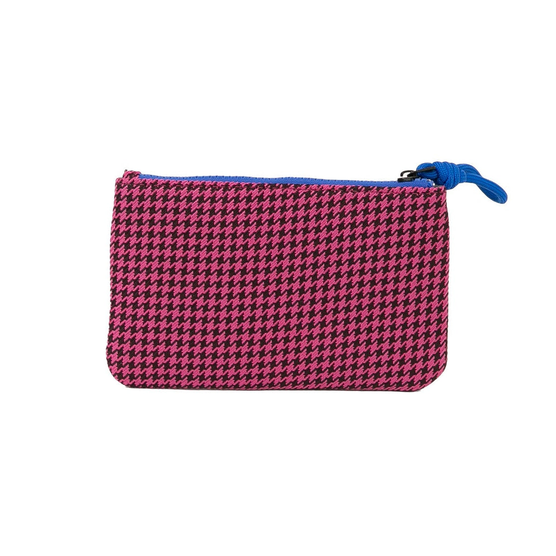 Monedero doble de tela a cuadros