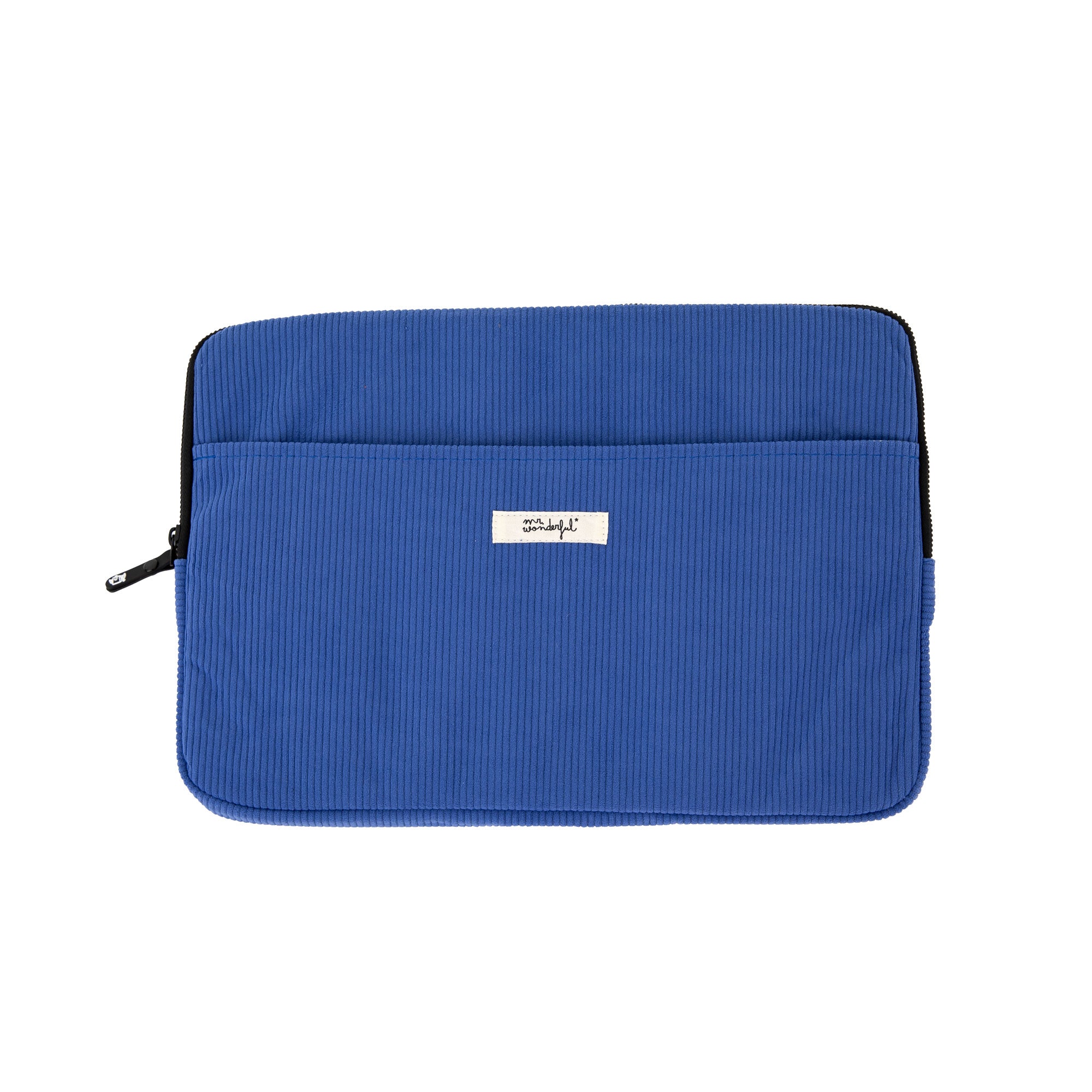 Funda de portátil 13-14" - Pana azul | Mr.Wonderful