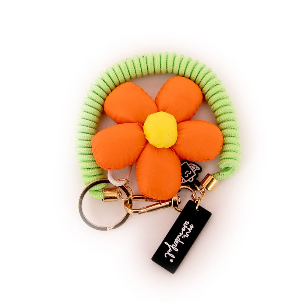 Llavero decorativo para bolsos con forma de flor