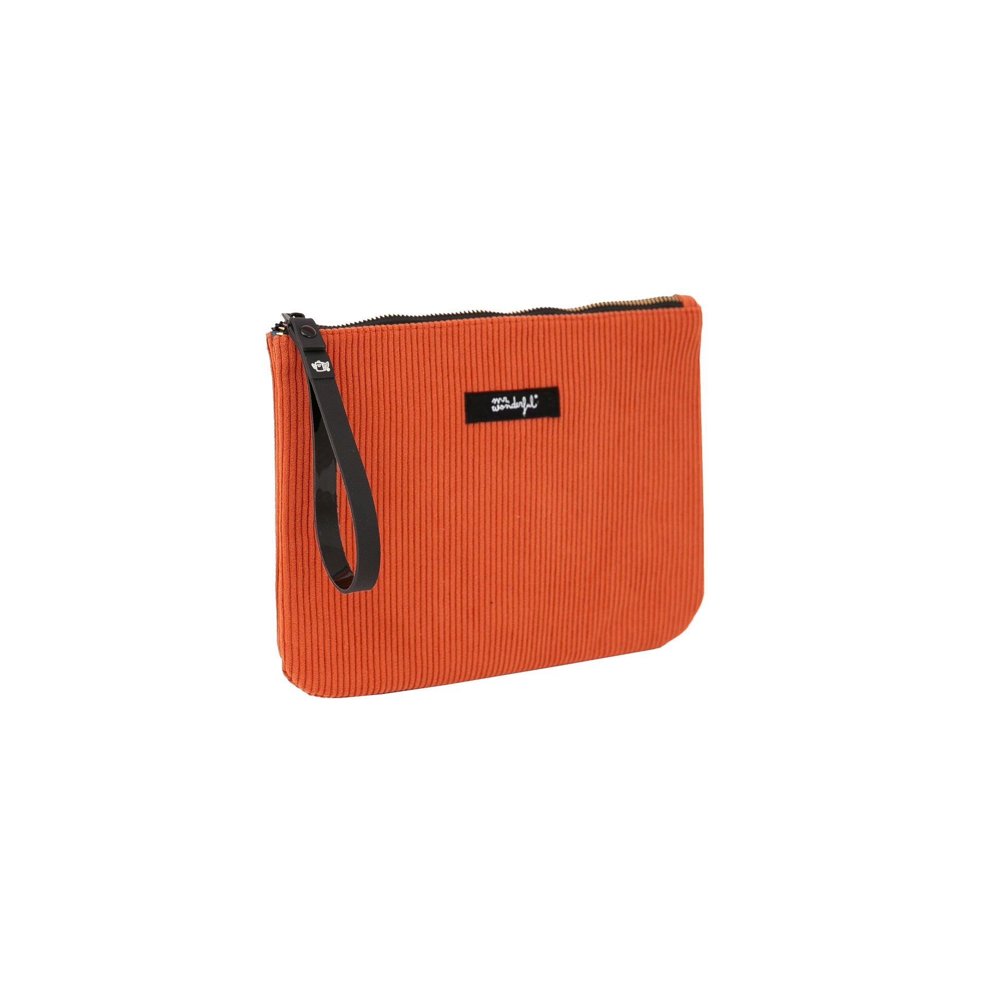 Wristlet - Terracotta corduroy