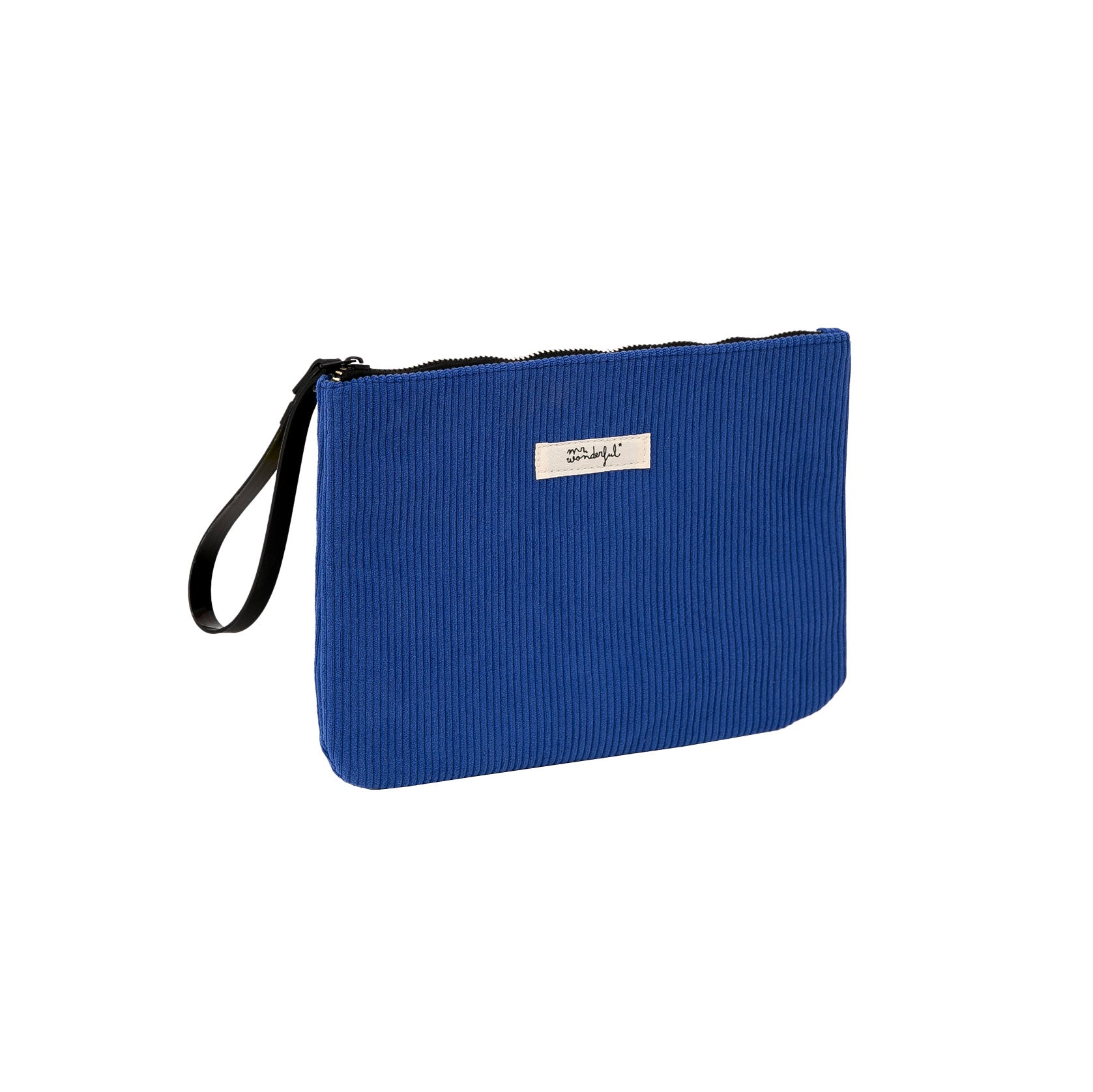 Wristlet - Blue corduroy