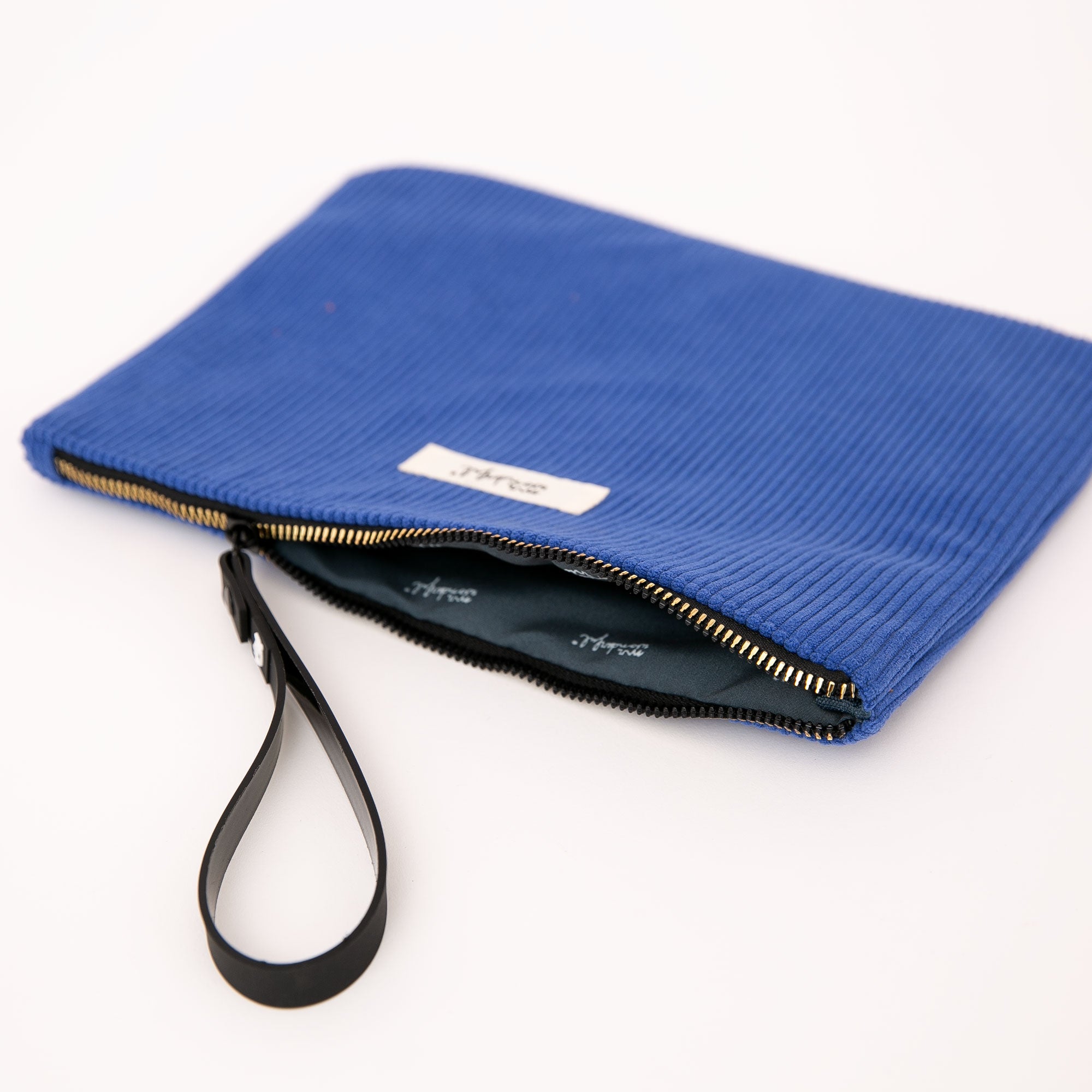 Wristlet - Blue corduroy