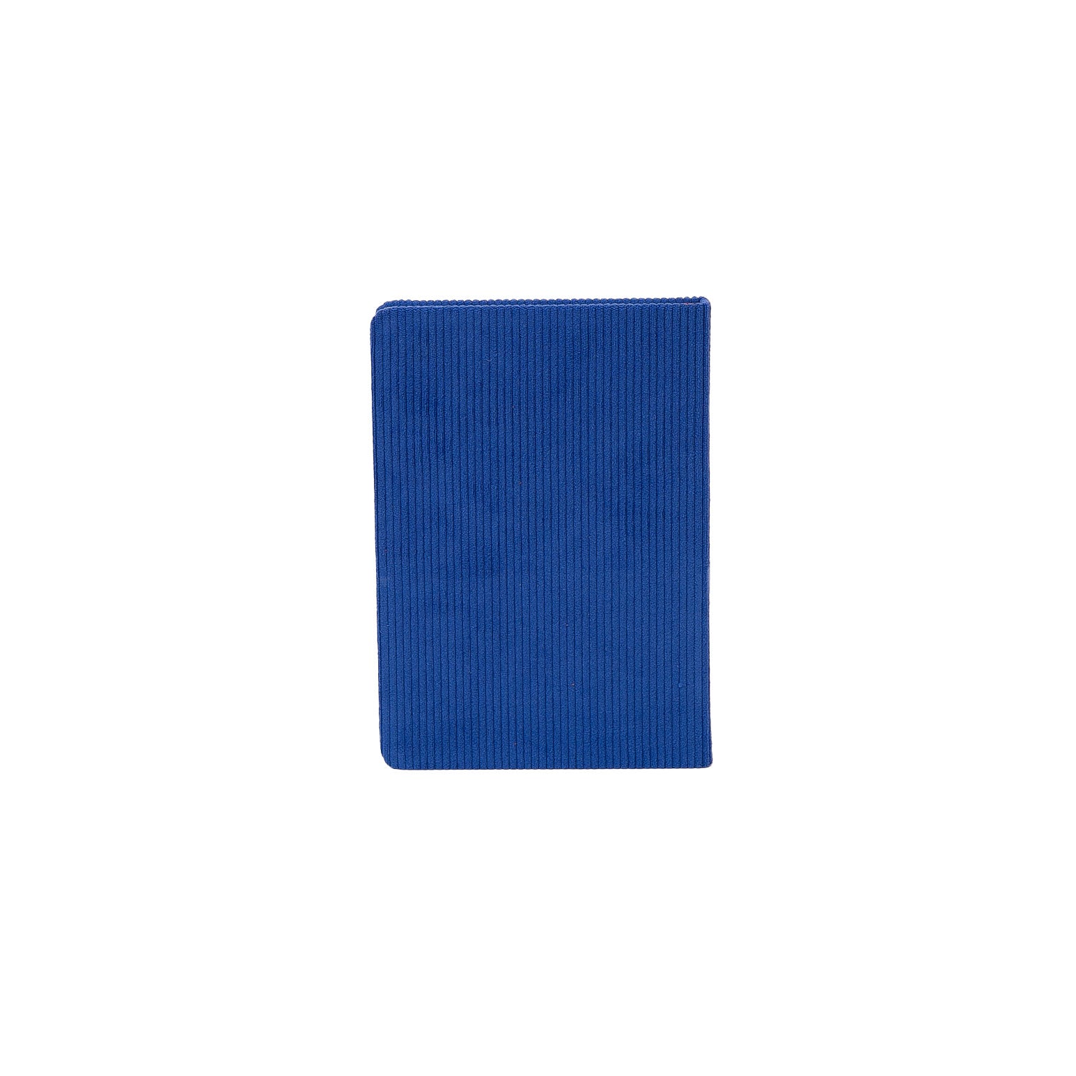 A5 notebook Klein blue corduroy - Elegance with attitude