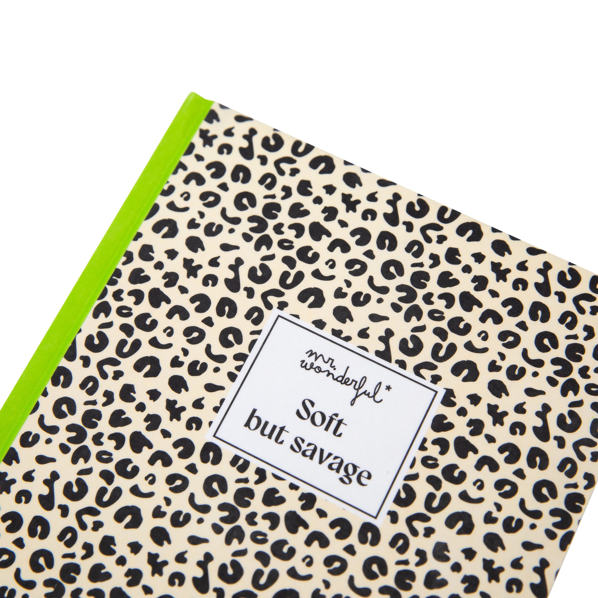 Libreta A5 con mensaje y estampado animal