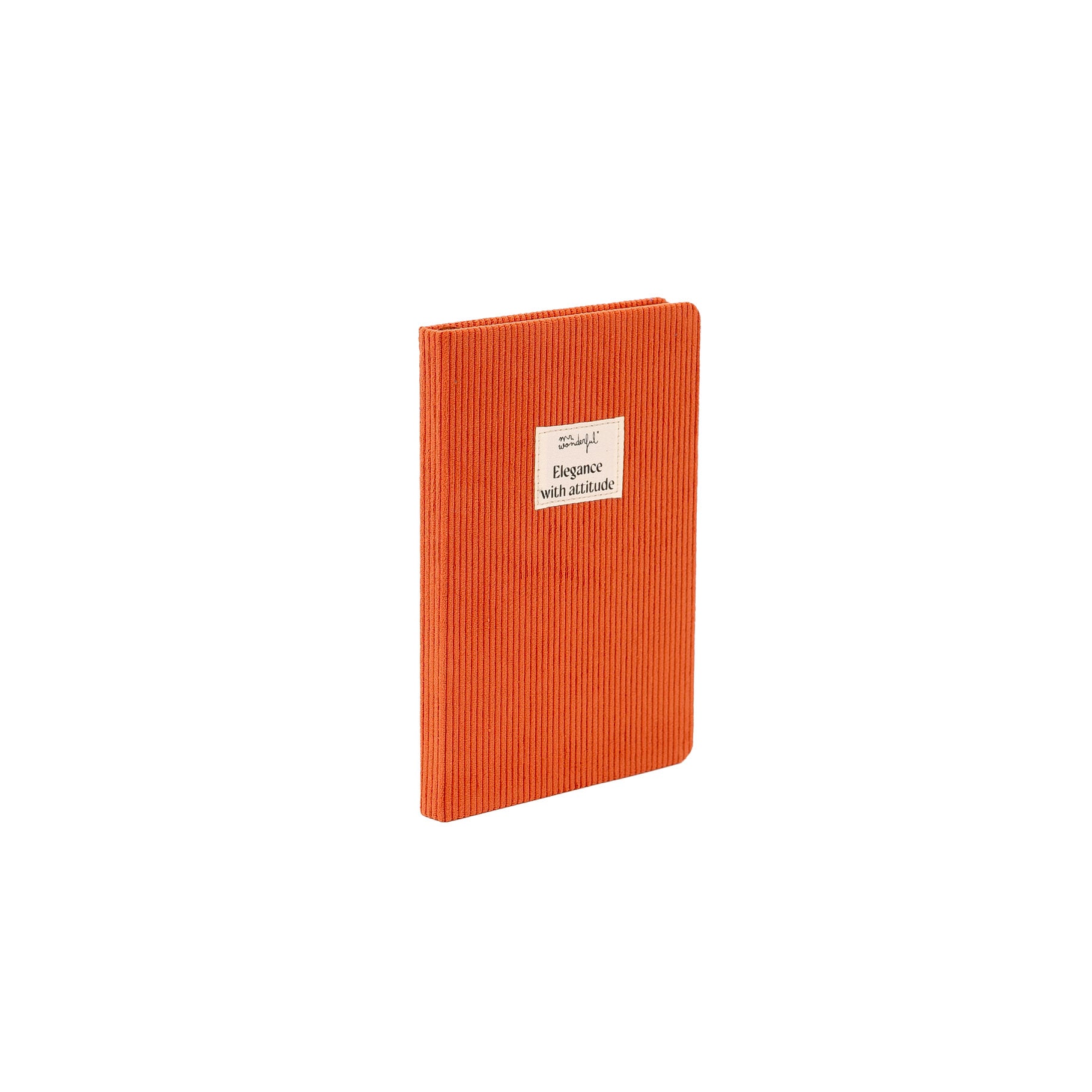 A5 notebook terracotta corduroy - Elegance with attitude