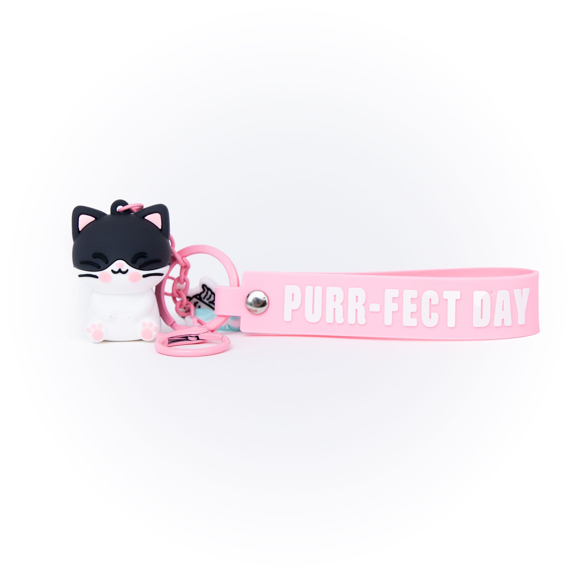 Llavero con colgante Gato - Purr-fect day