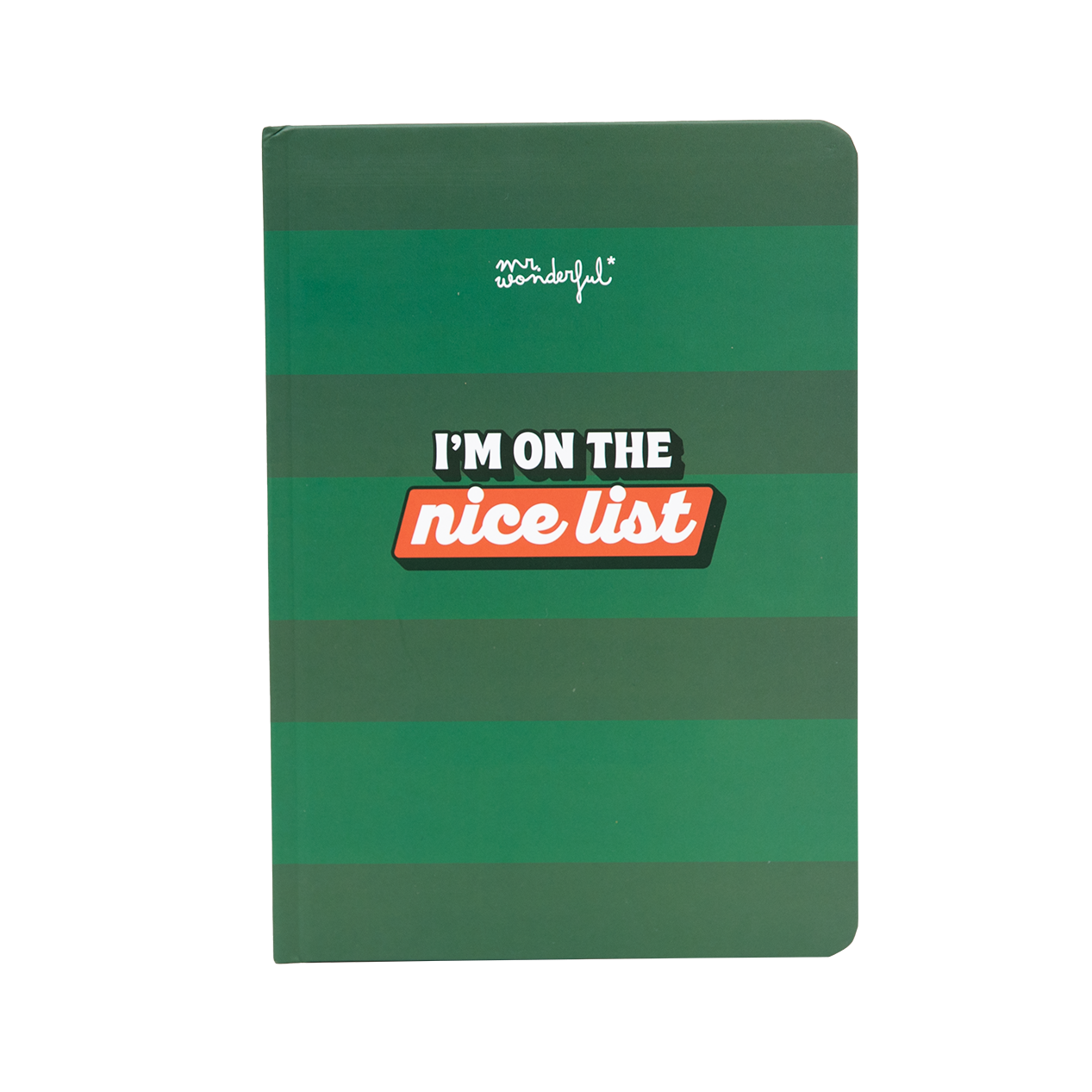 A5 notebook with plush elf - I’m on the nice list