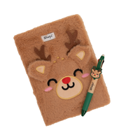 Set de libreta A5 de borreguito + boli multicolor - Reno Mr. Wonderful