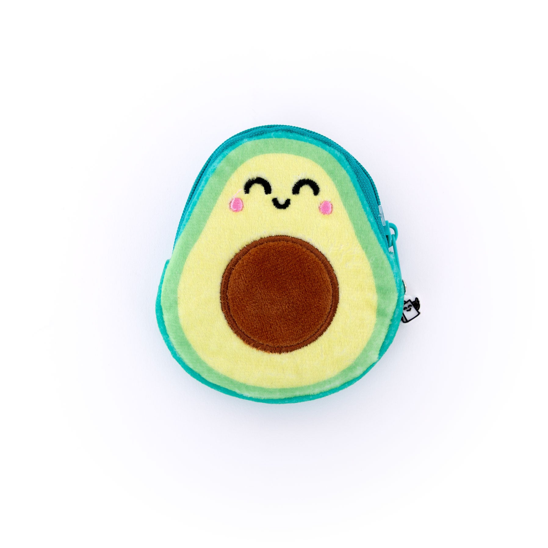 Purse with keyring, mini notebook and sticker sheet - Avocado