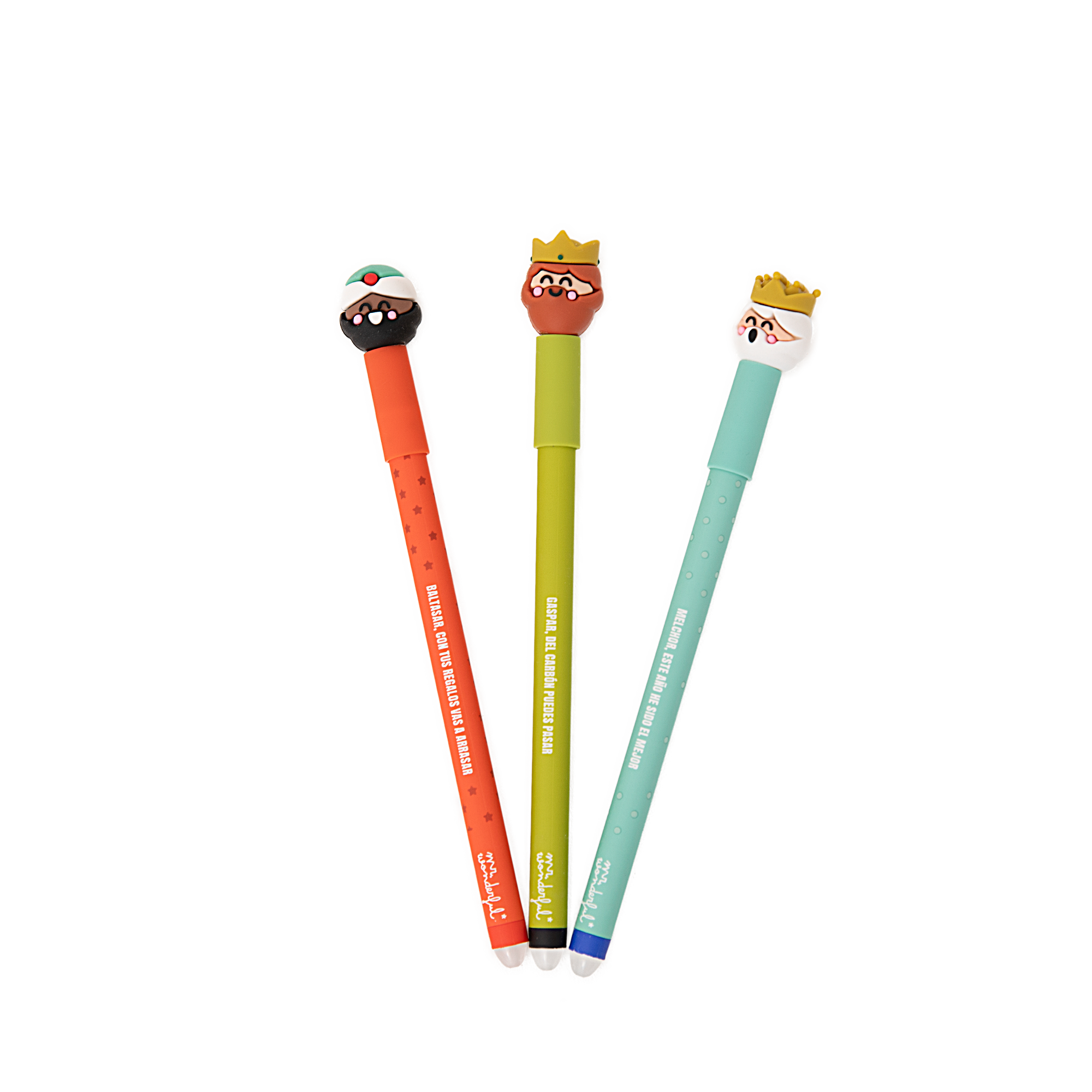 Set de 3 bolis borrables Bo-Bo - Reyes Magos