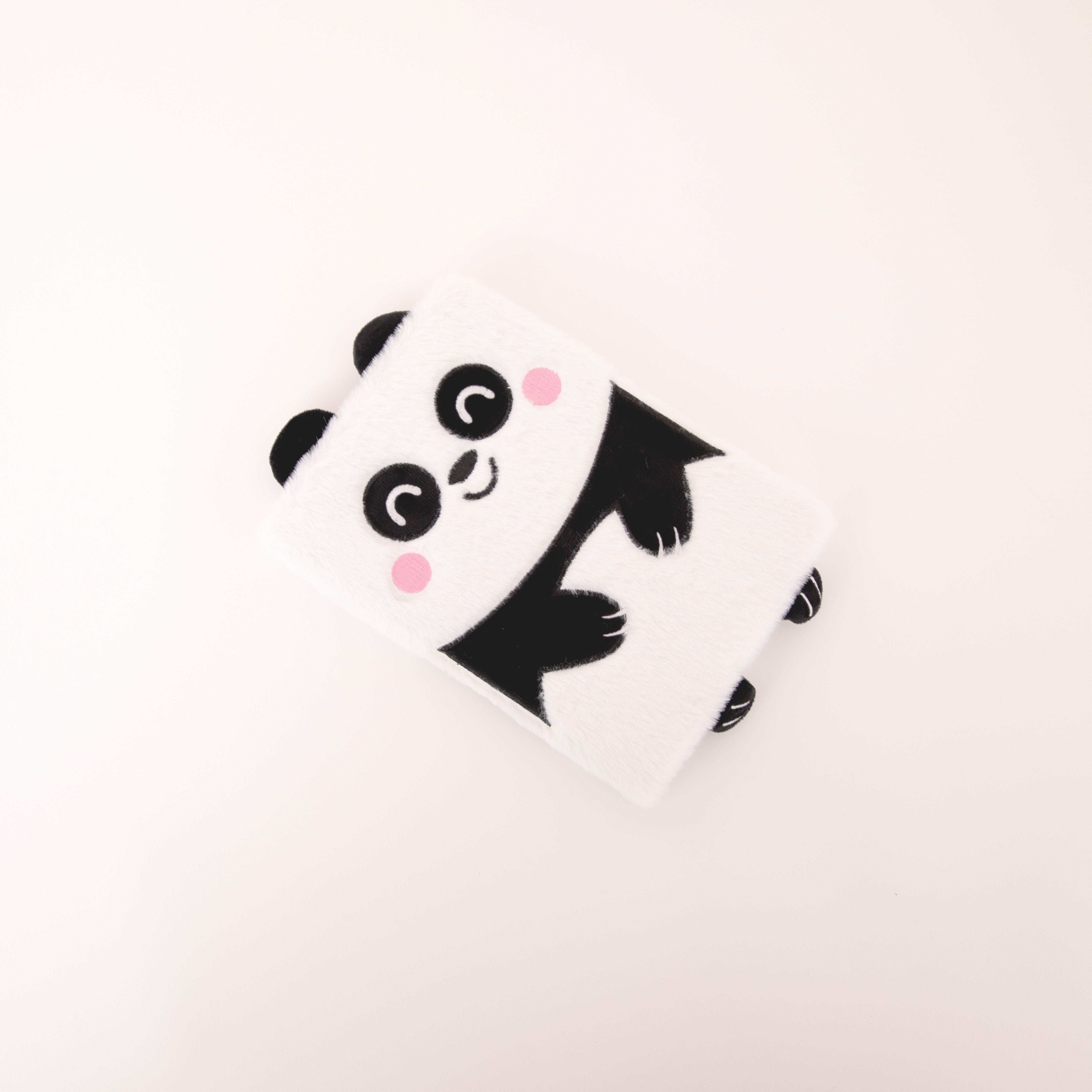 Libreta A5 peluche - Panda
