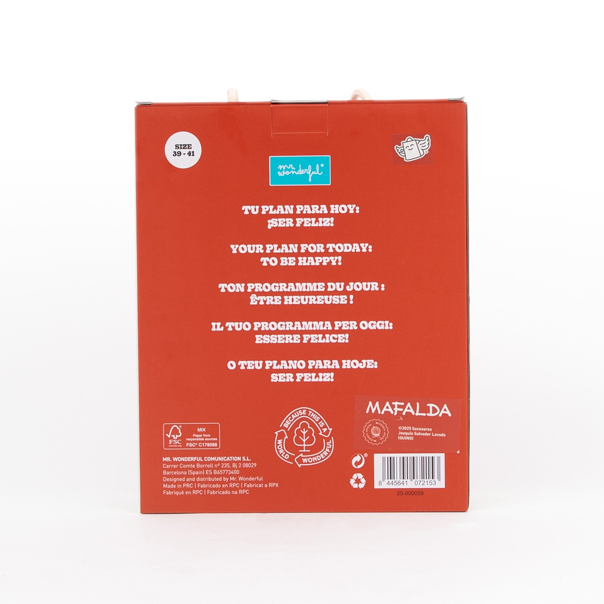 Zapatillas T 39-41 - Mafalda