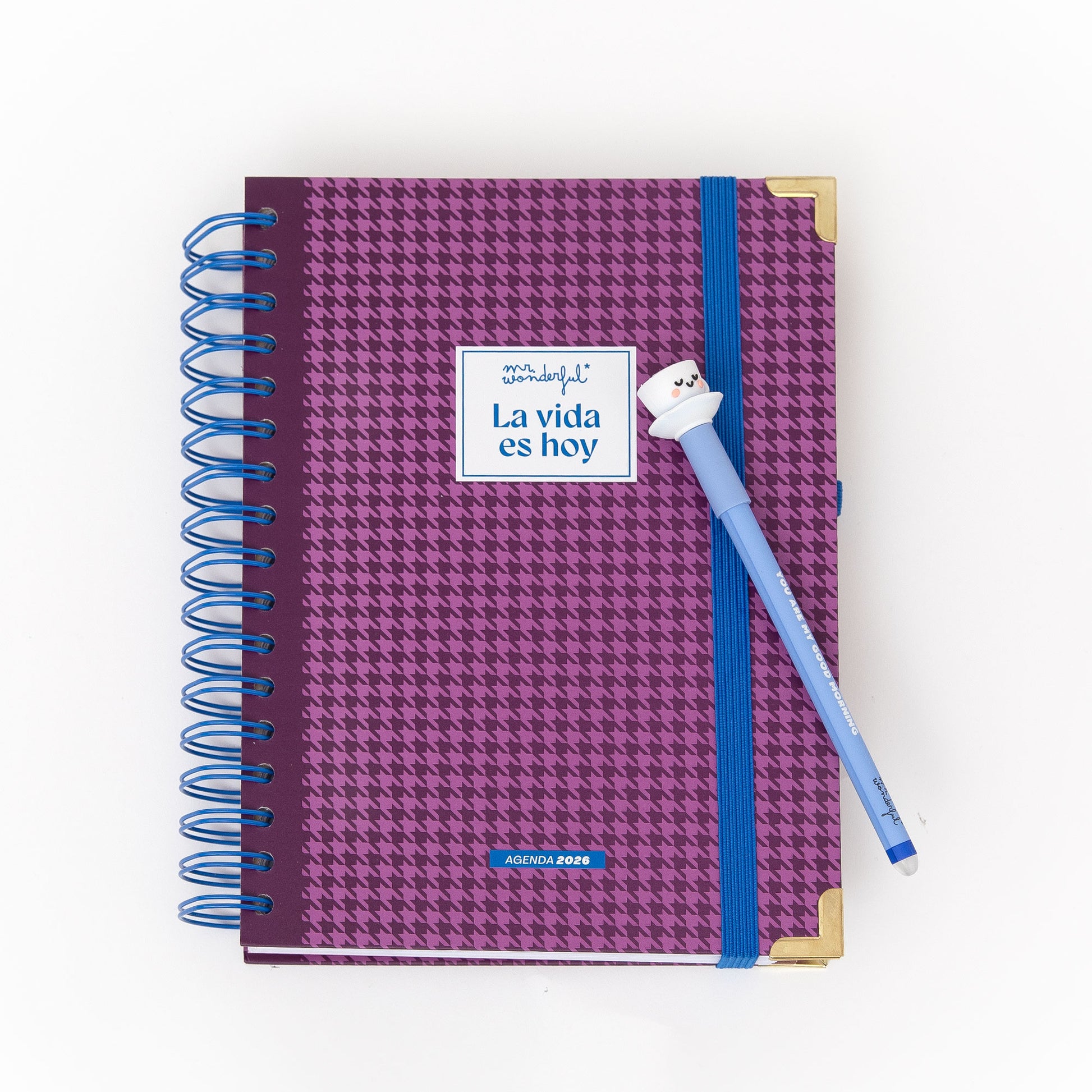 Agenda 2026 diaria de Mr. Wonderful con boli borrable Bo-Bo gratis