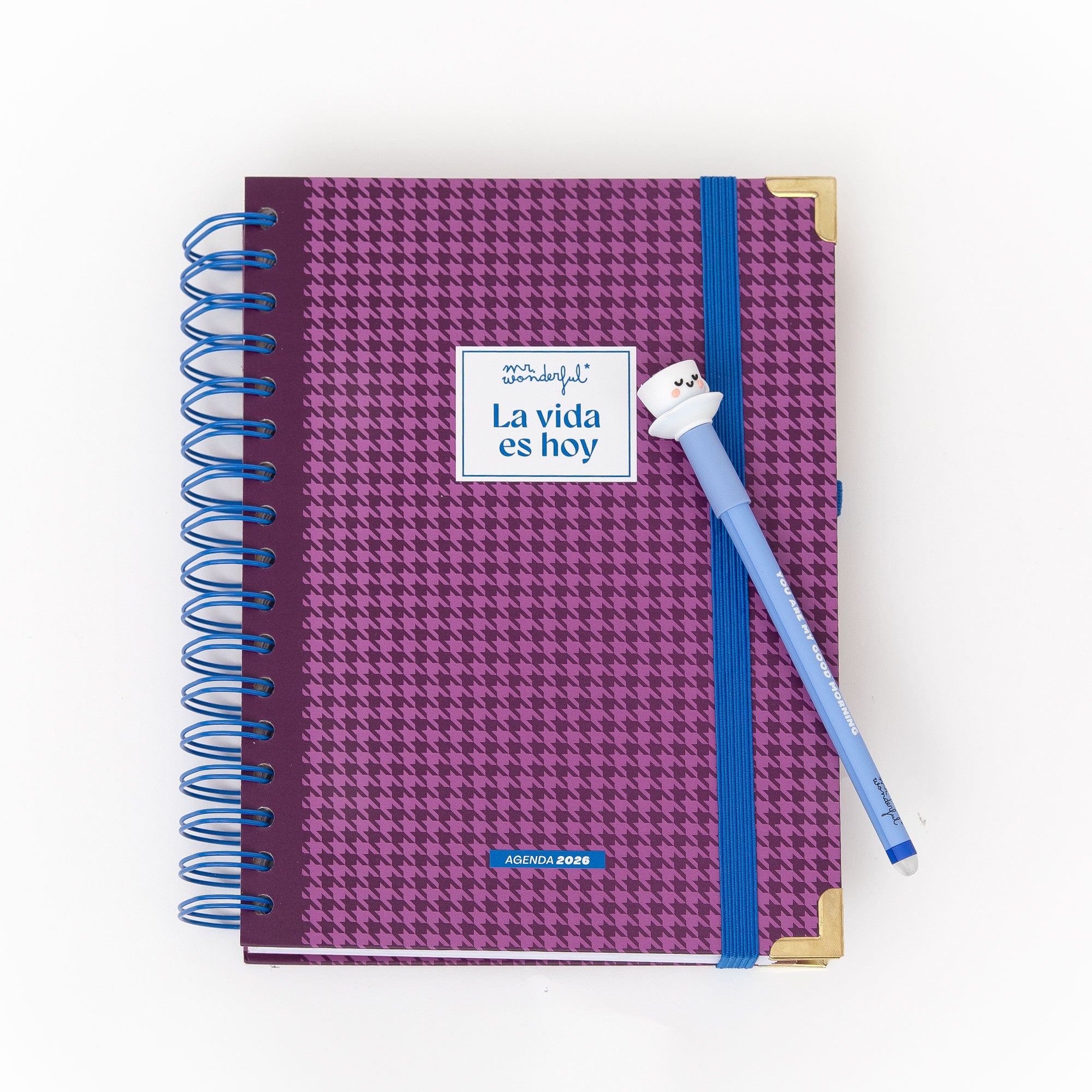 Agenda 2026 diaria de Mr. Wonderful con boli borrable Bo-Bo gratis