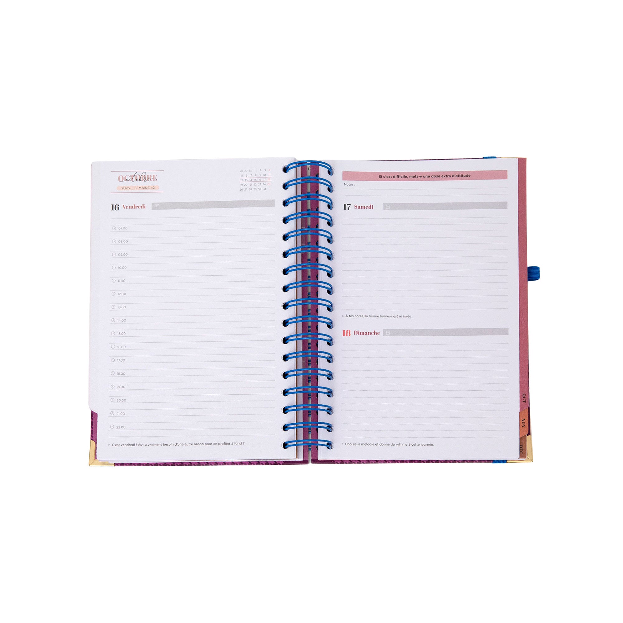 Agenda Office 2026 Journalier - La vie, c’est aujourd’hui