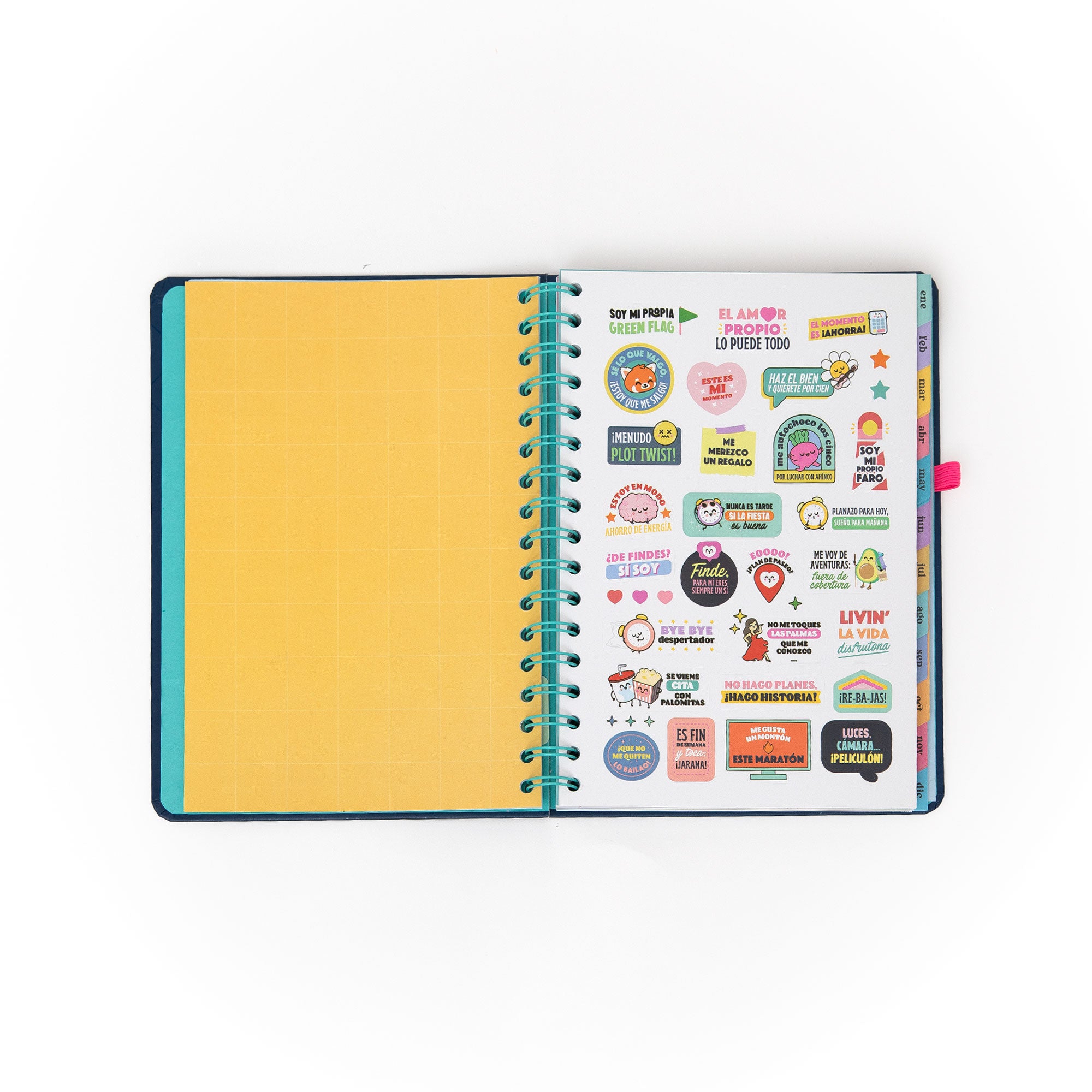 Agendas con pegatinas Mr. Wonderful
