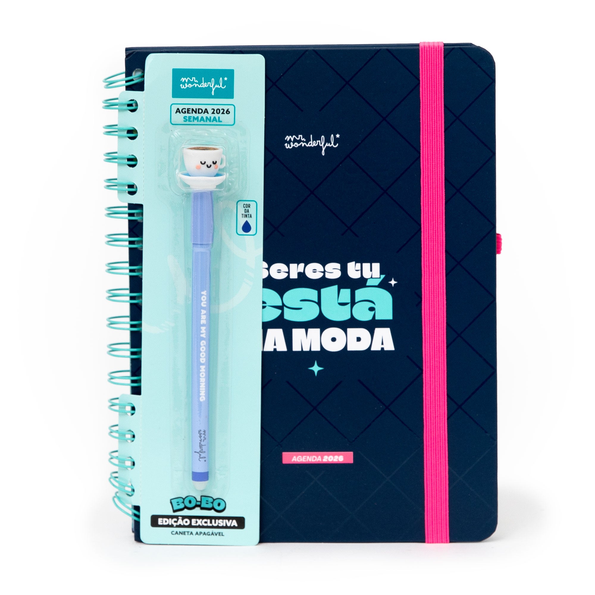 Agenda Wonder 2026 Semanal - Seres tu está na moda | Mr.Wonderful