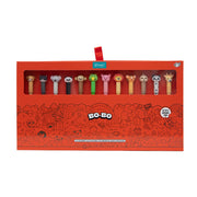 12 bolígrafos borrables Bo-Bo Mr. Wonderful animales