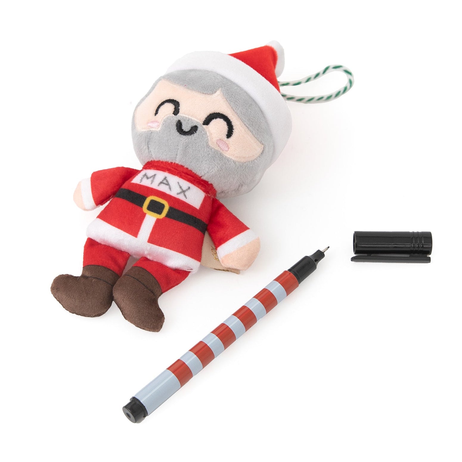 Adorno natalício customizável - Pai Natal