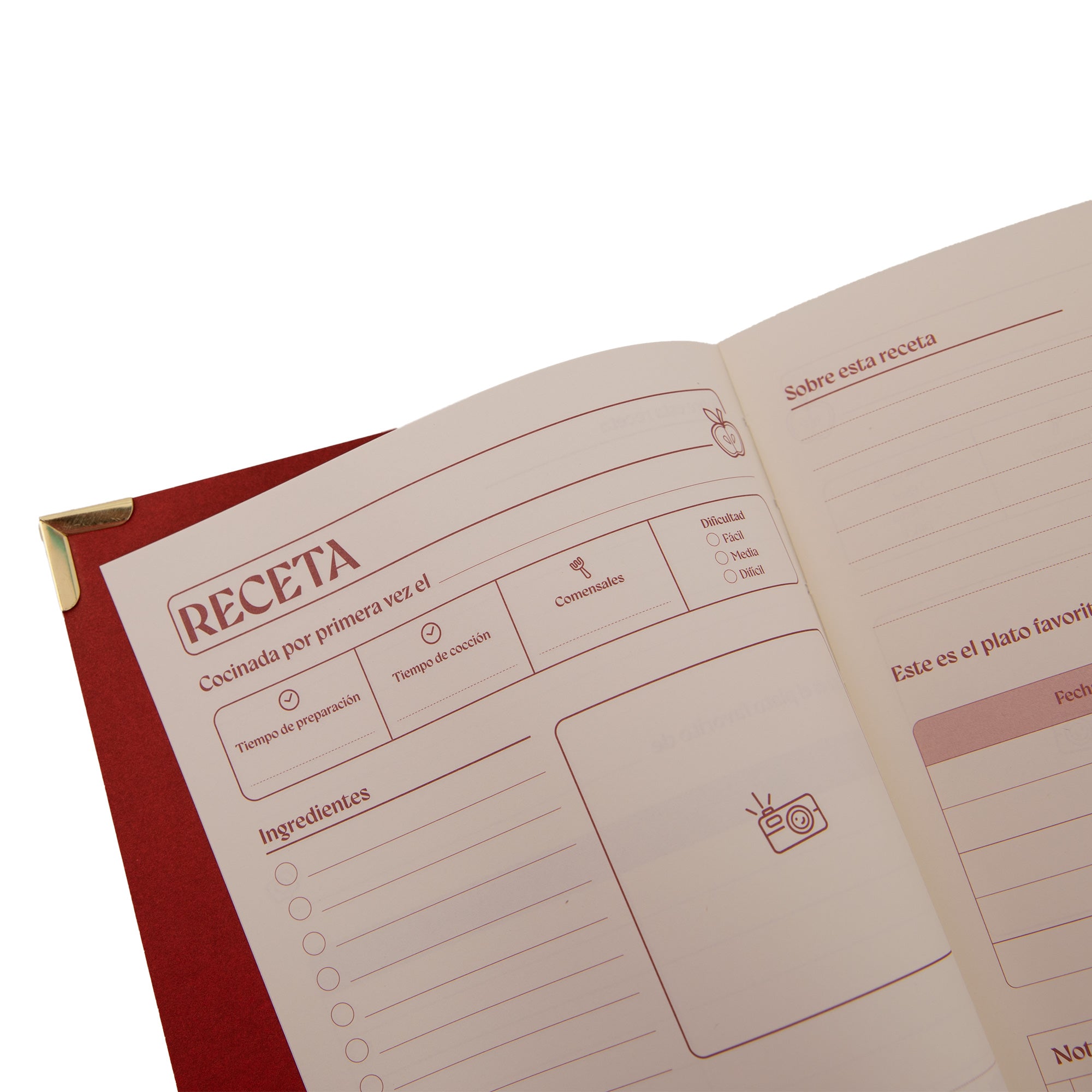 Set de delantal + recetario - Recetas con margen de error (y de sabor)