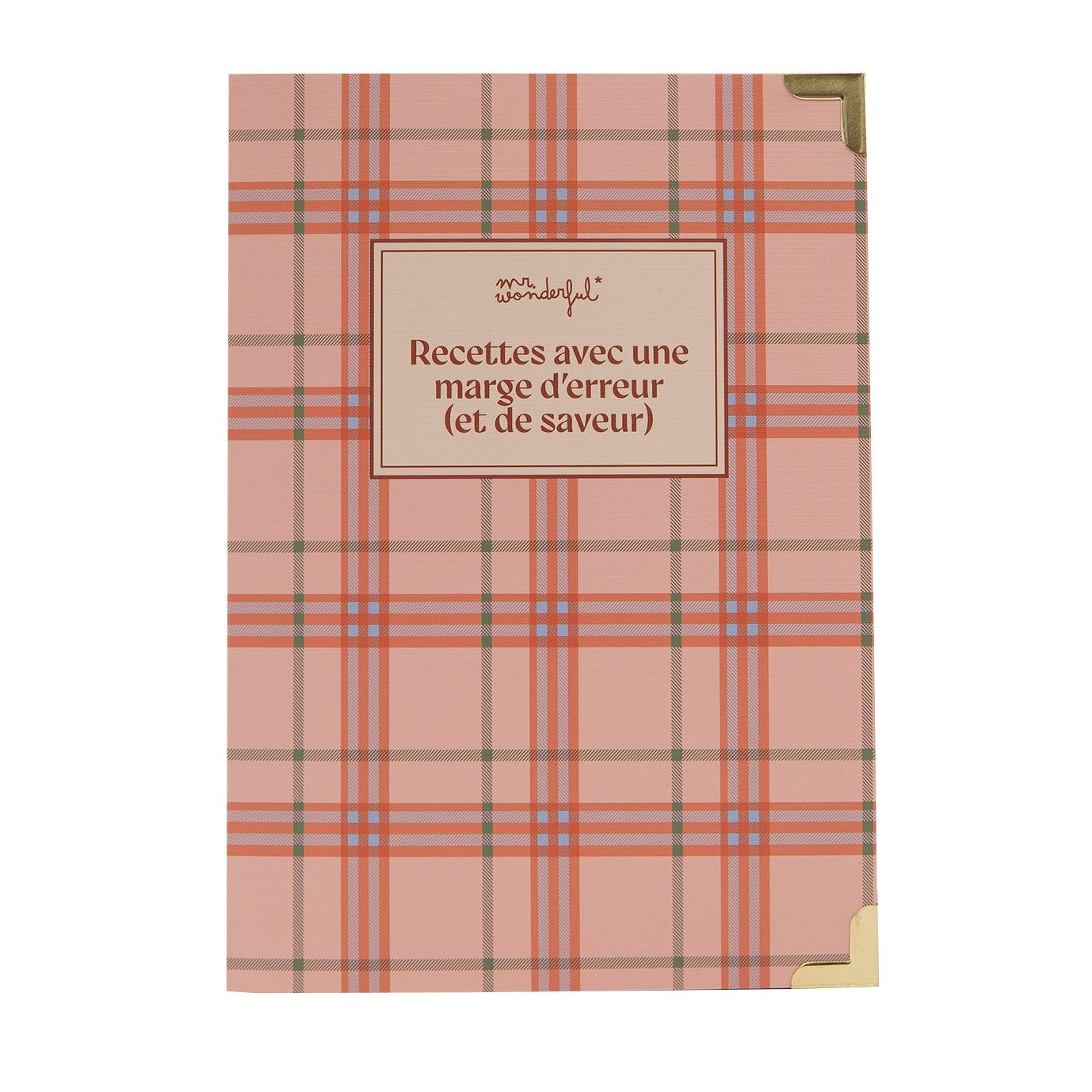 Set tablier + livre de recettes - Recettes avec une marge d’erreur (et de saveur)