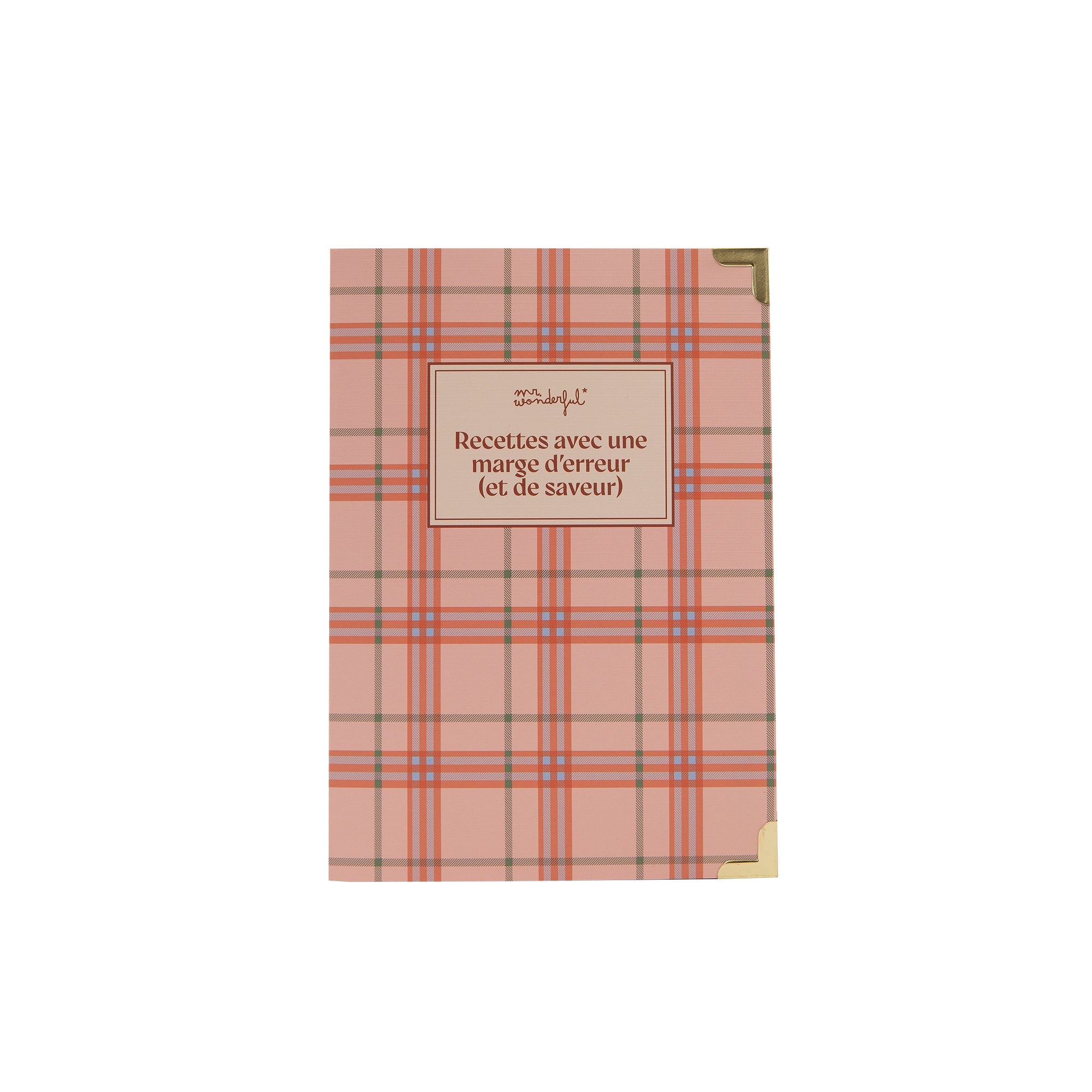 Set tablier + livre de recettes - Recettes avec une marge d’erreur (et de saveur)