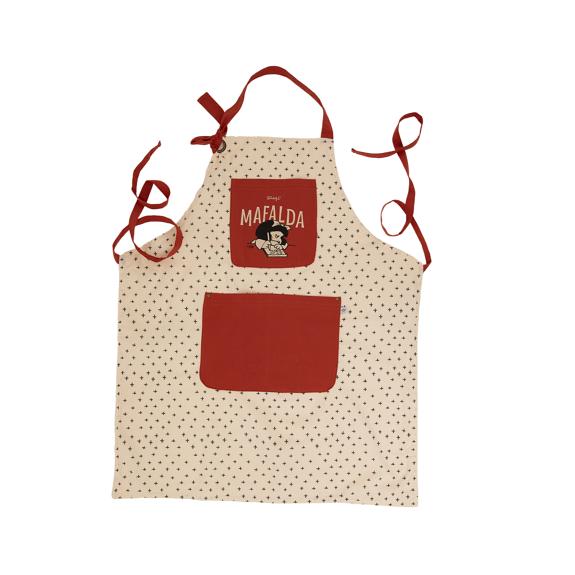 Conjunto de avental + livro de receitas Mafalda - Este mundo é uma sopa!