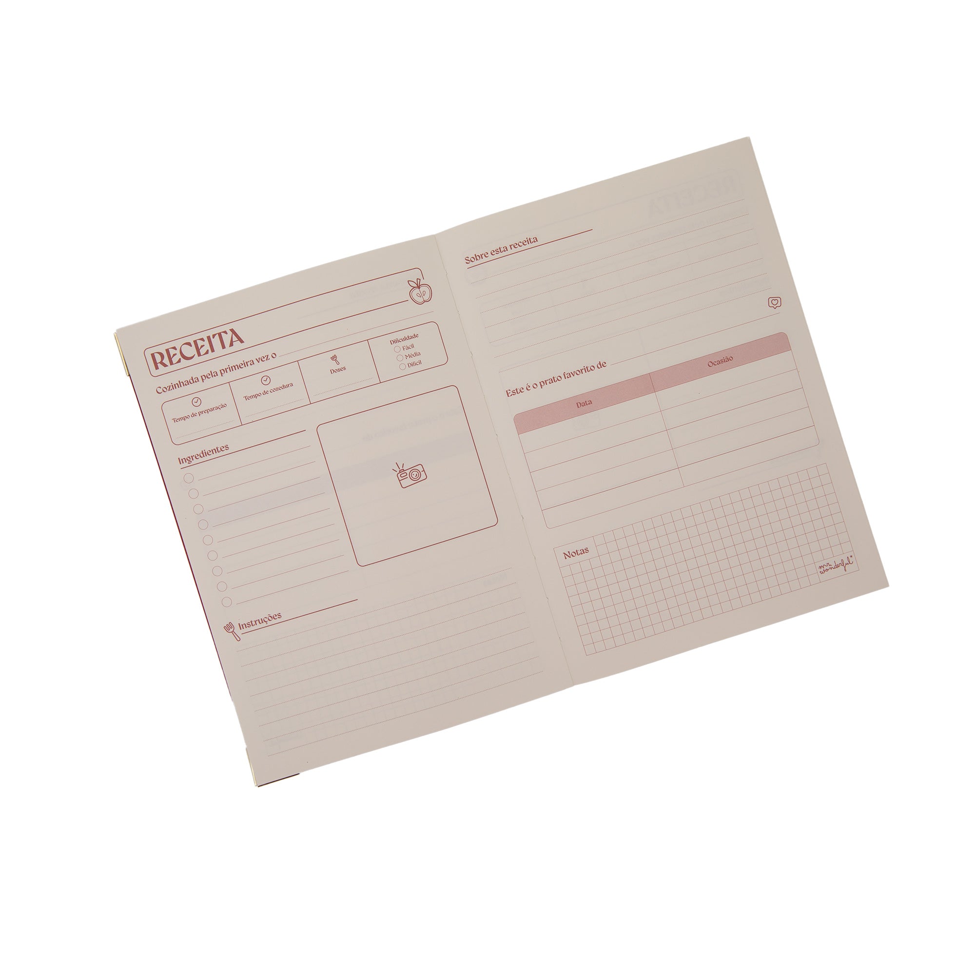 Conjunto avental + livro de receitas - Receitas com margem de erro (e de sabor)