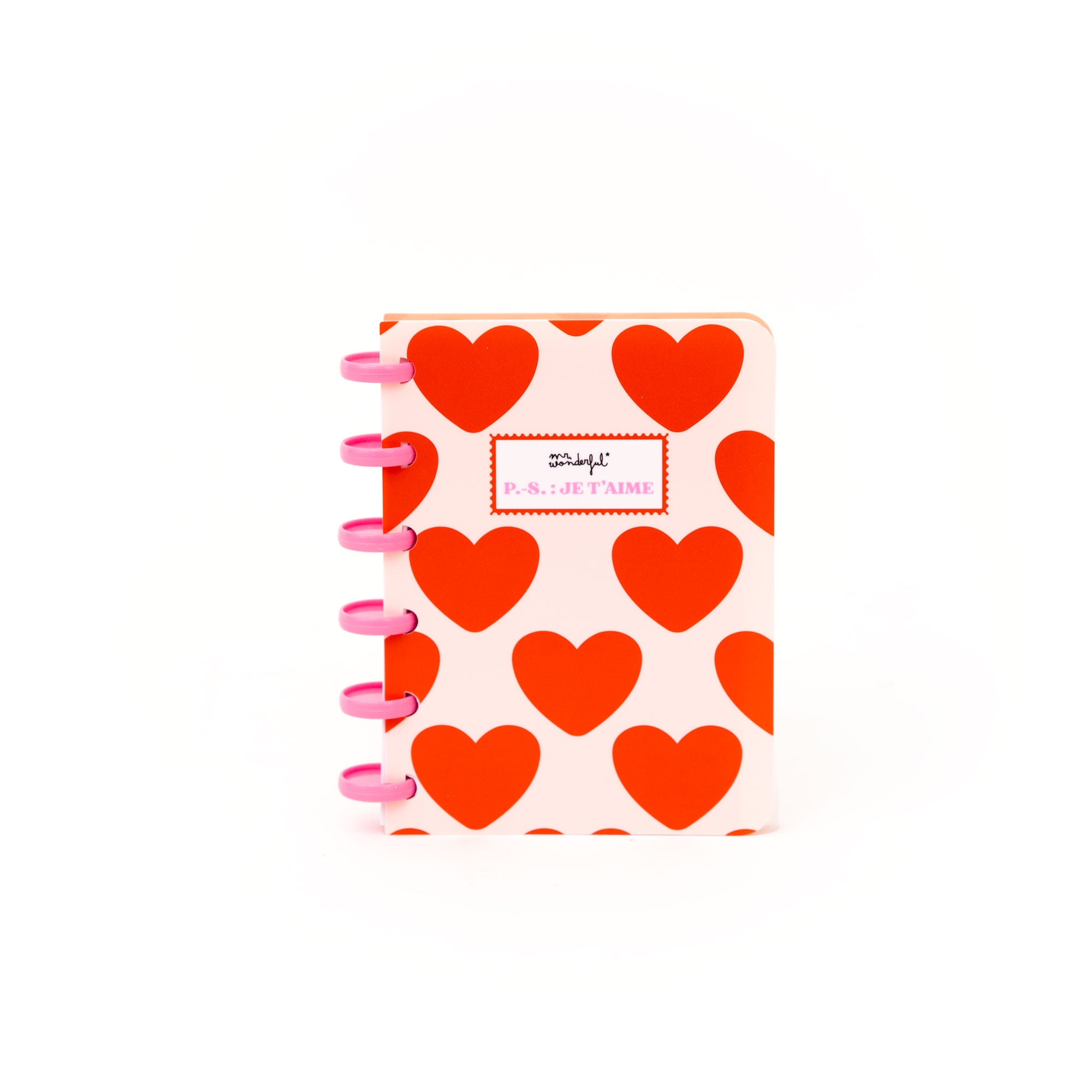 Set de cahier A6 pour laisser des mots d’amour + 3 washi tapes - P.-S. : Je t’aime