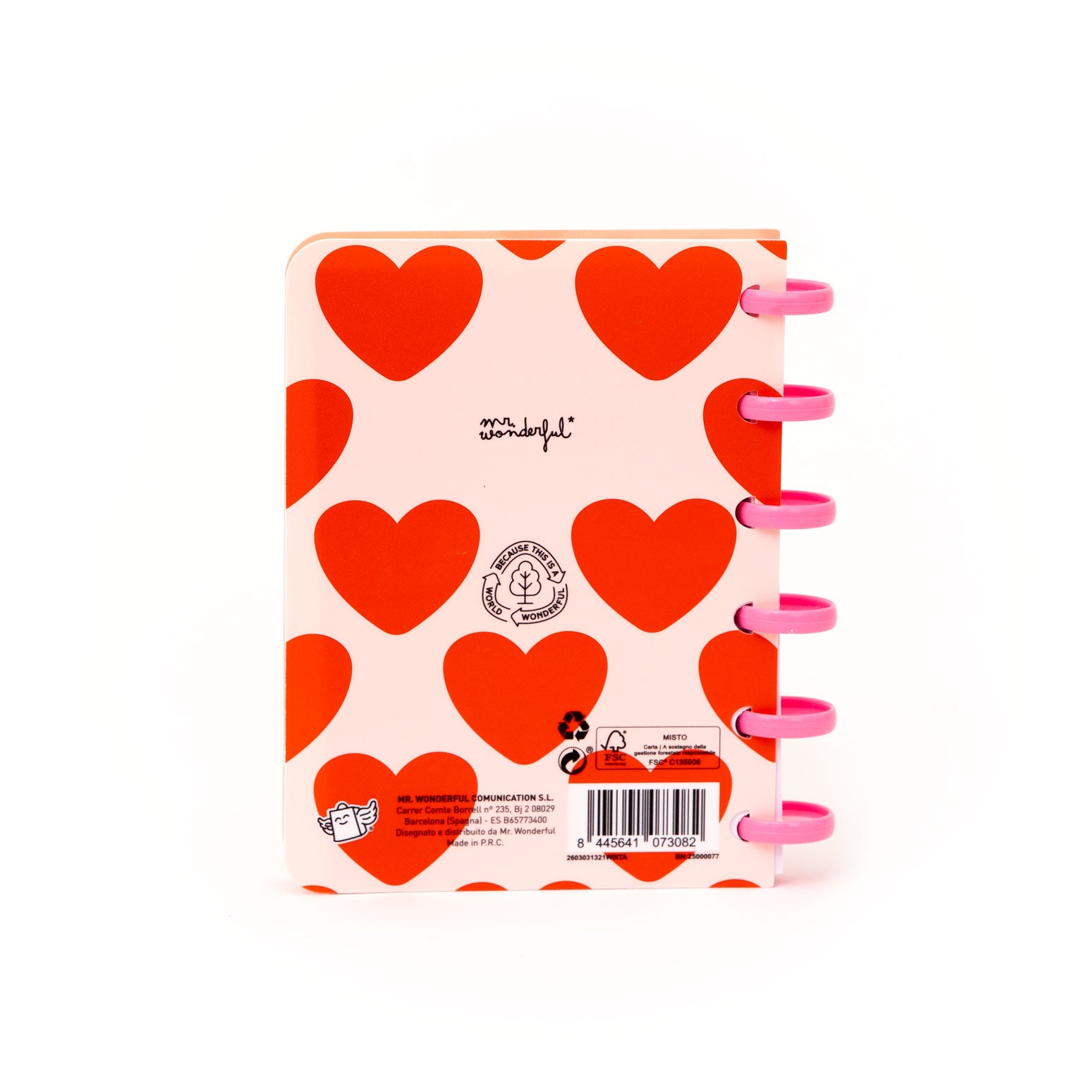 Set di quaderno A6 per lasciare messaggi d’amore + 3 washi tape - P.S.: Ti amo