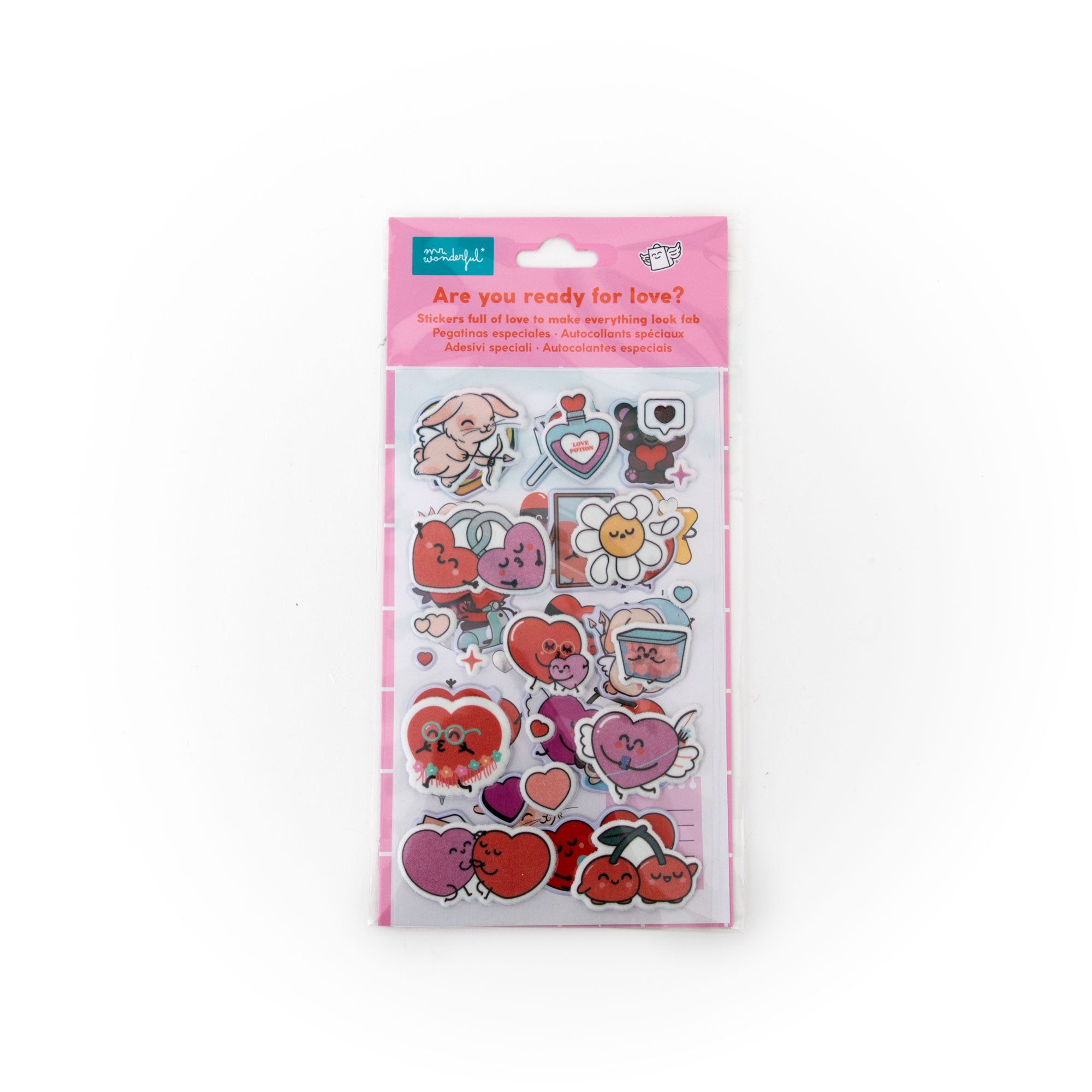 Pegatinas especiales llenas de amor para que todo se vea mejor