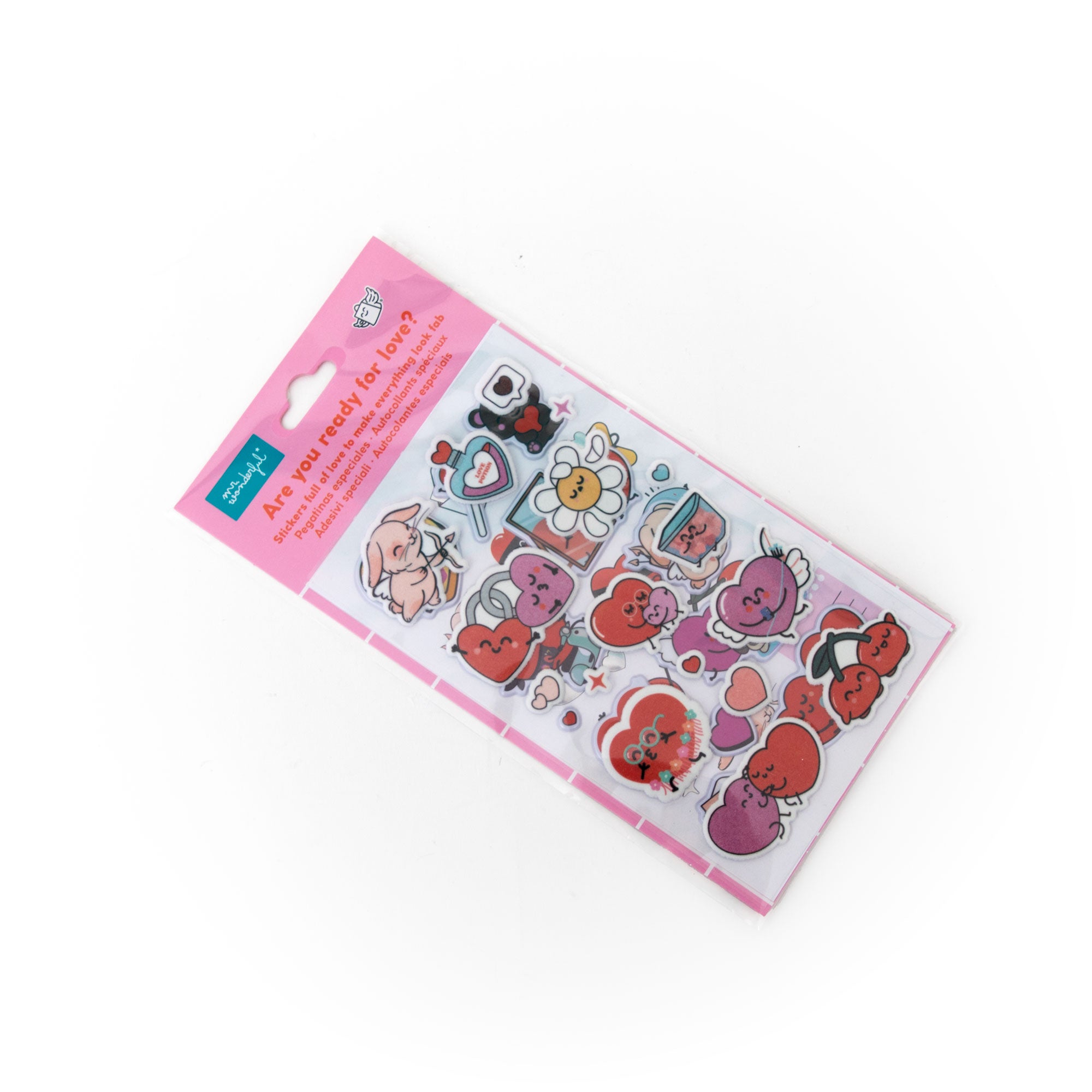 Pegatinas especiales llenas de amor para que todo se vea mejor