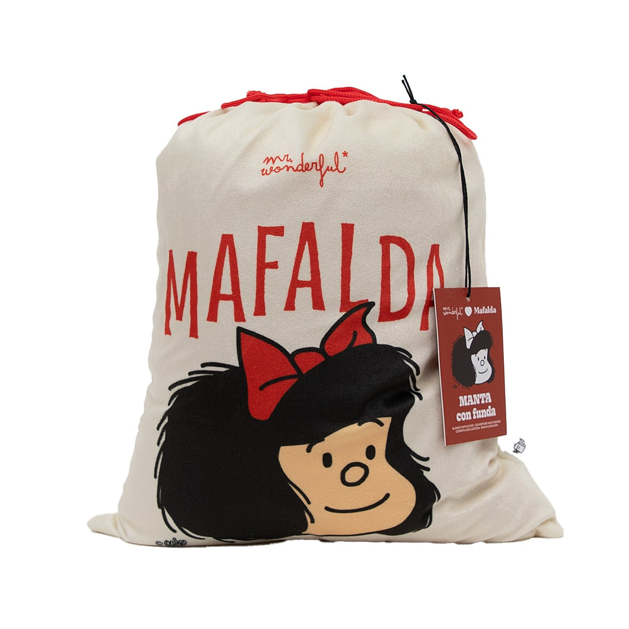 Manta con funda - Mafalda x Mr. Wonderful