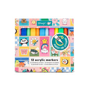 Set de 12 rotuladores acrílicos - Play with colour | Mr.Wonderful