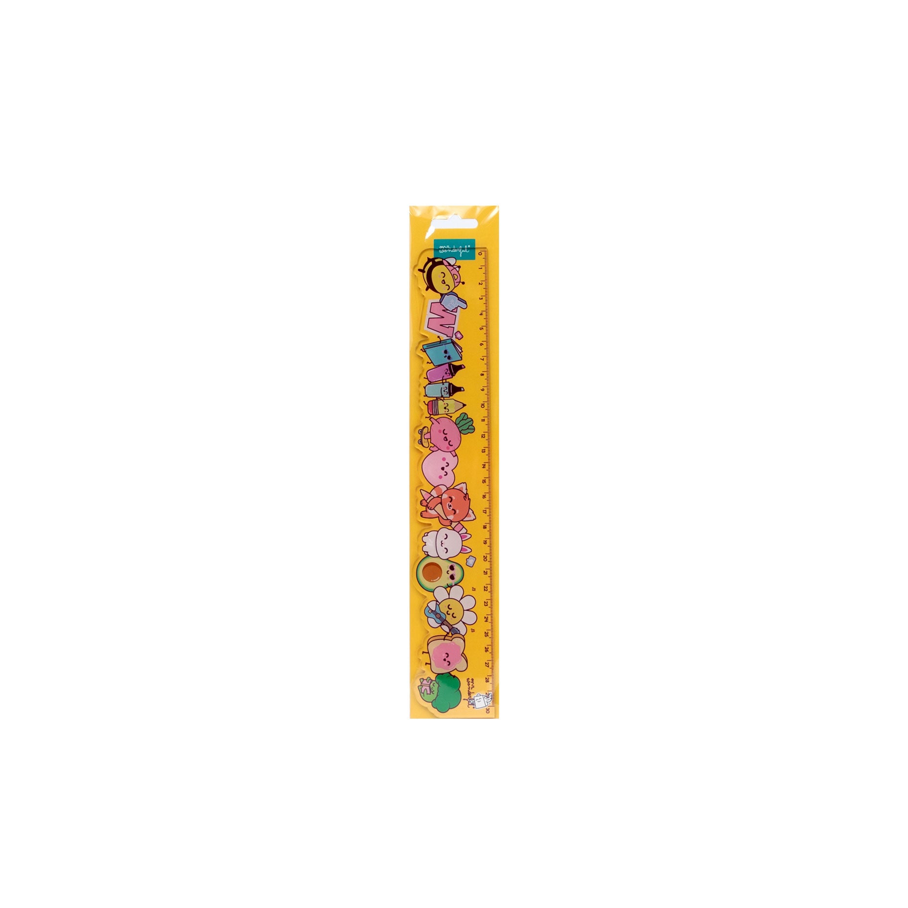 Regla transparente de 30 cm – Wonder Comic | Mr.Wonderful
