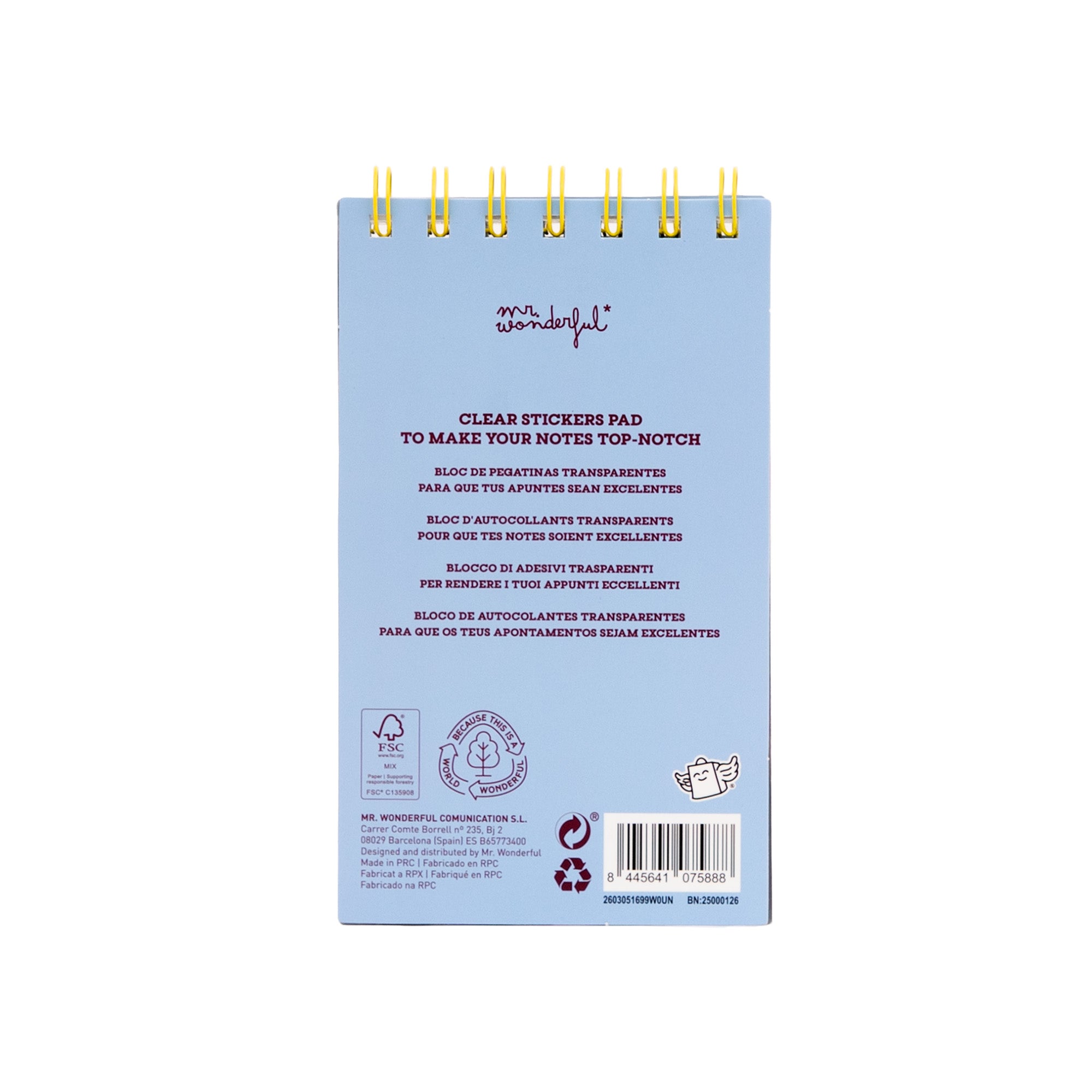 Blocco di adesivi trasparenti - Stick and decorate