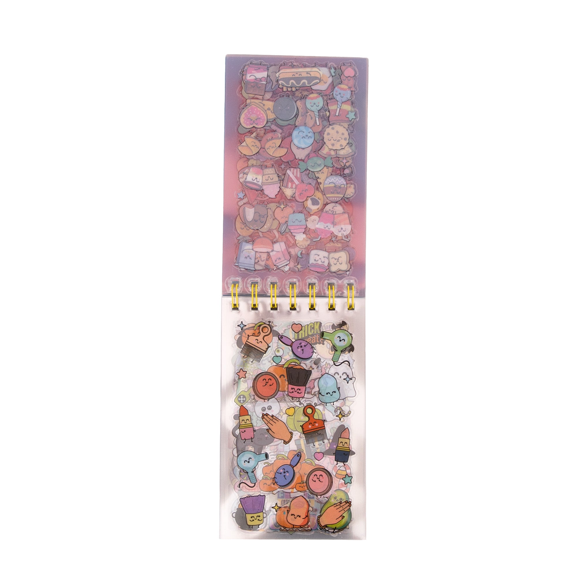 Blocco di adesivi trasparenti - Stick and decorate