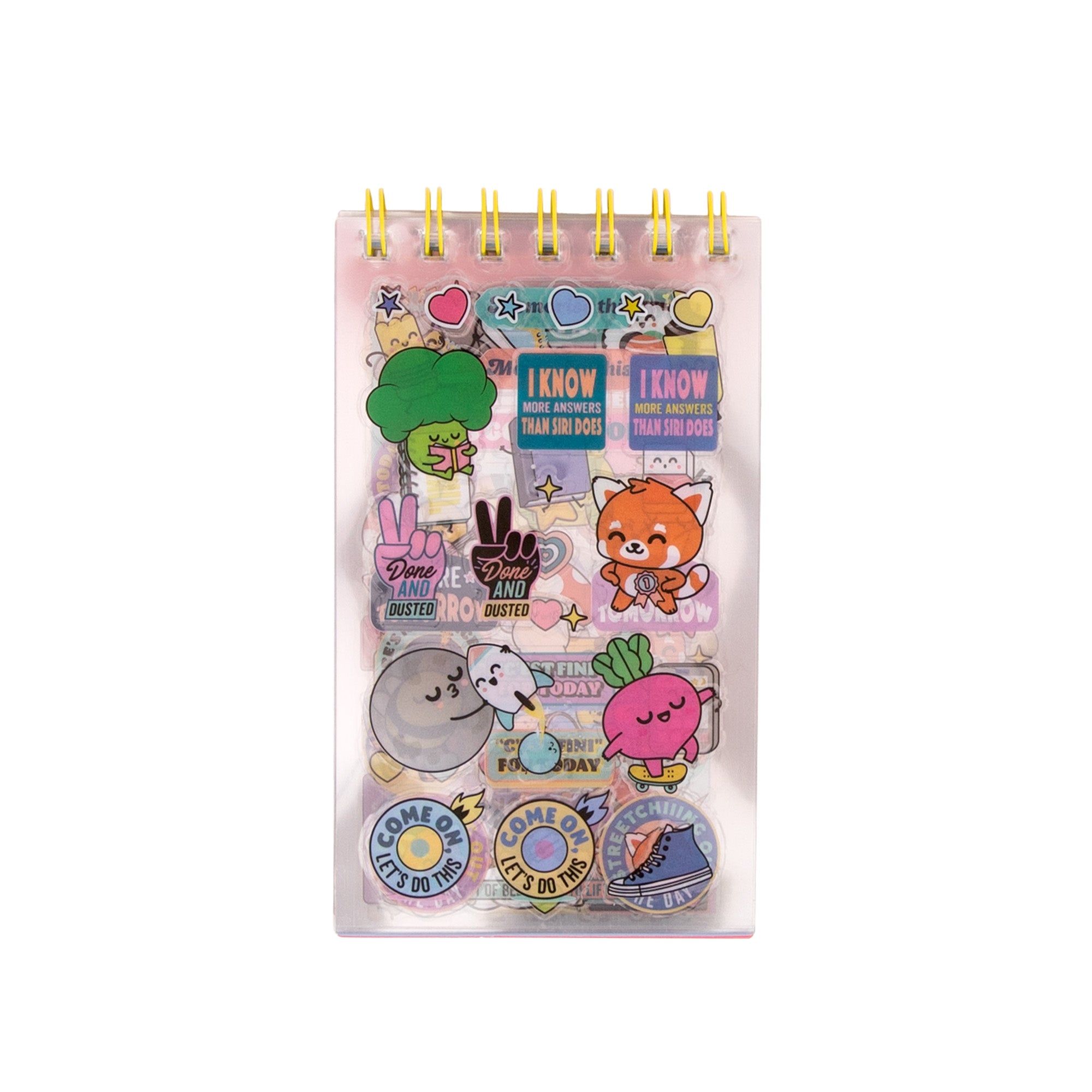 Blocco di adesivi trasparenti - Stick and decorate
