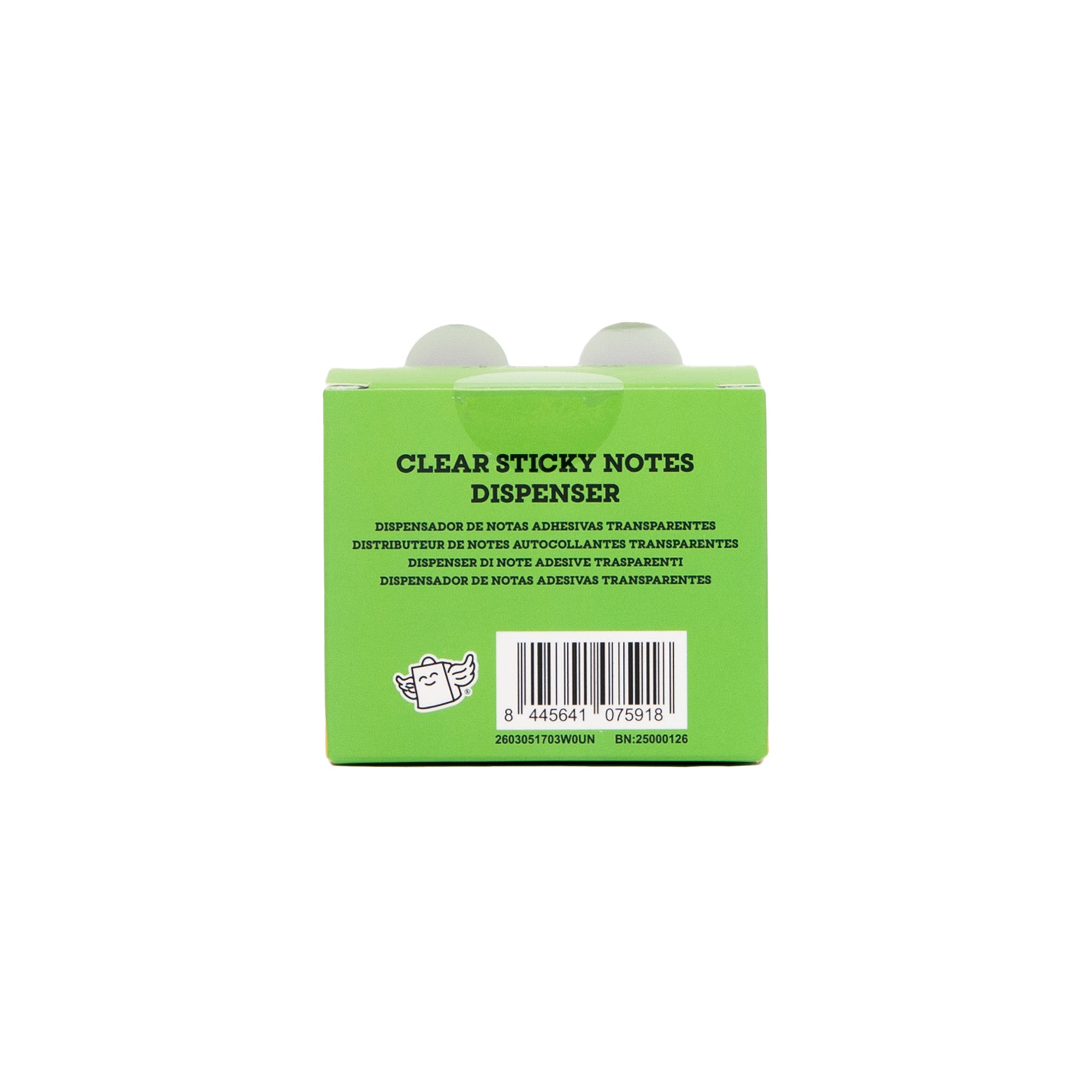 Dispensador de notas adhesivas transparentes - Cocodrilo
