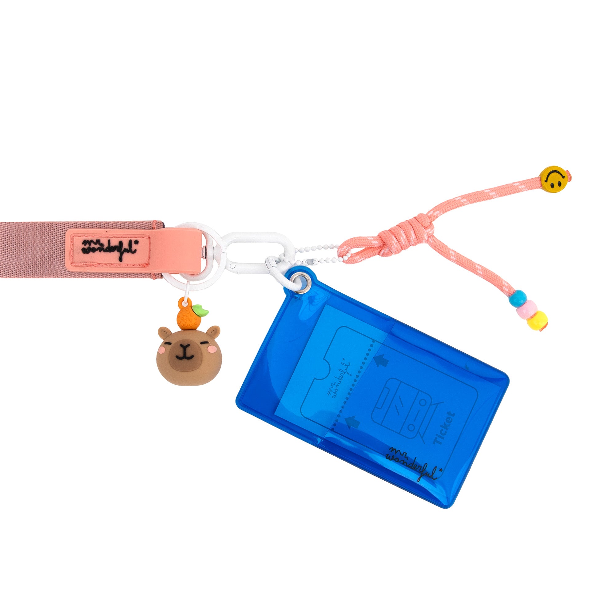 Lanyard with card holder – Capybara