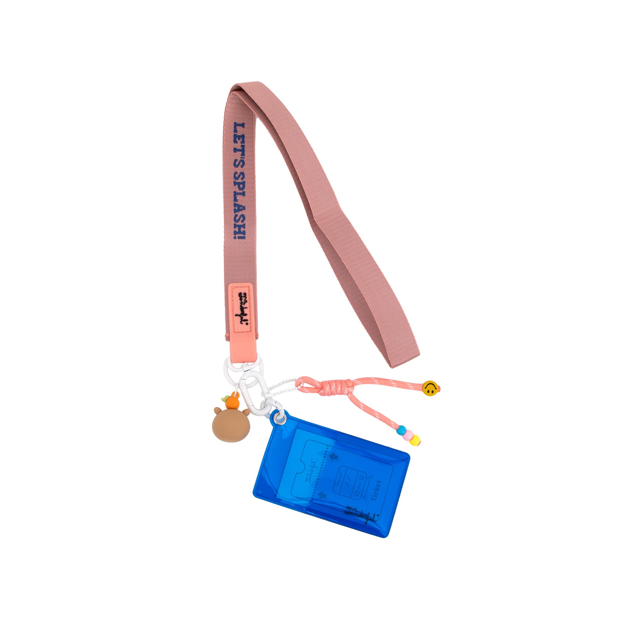 Lanyard with card holder – Capybara