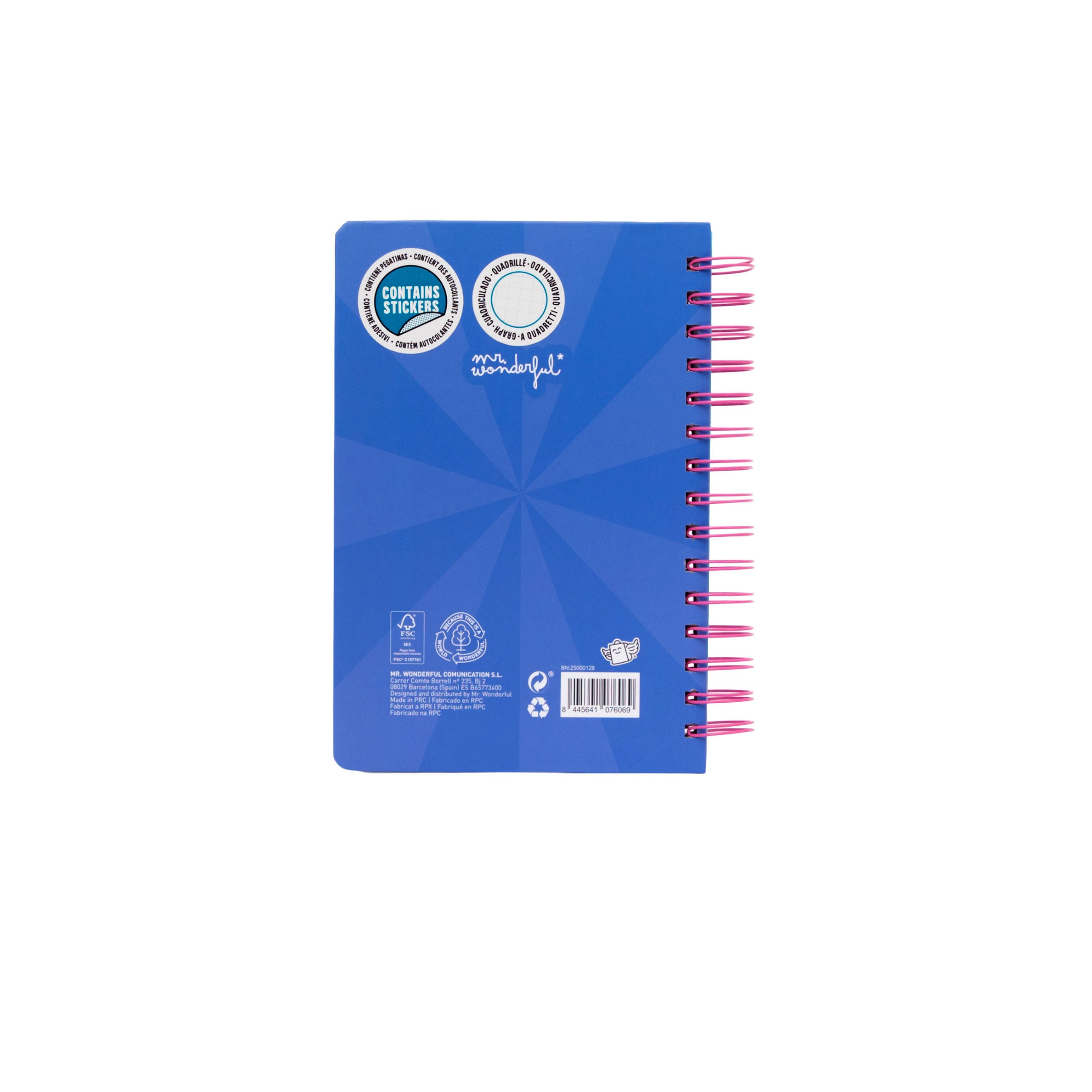 Libreta A5 con portada con volumen Cocodrilo - Too cool for the pool