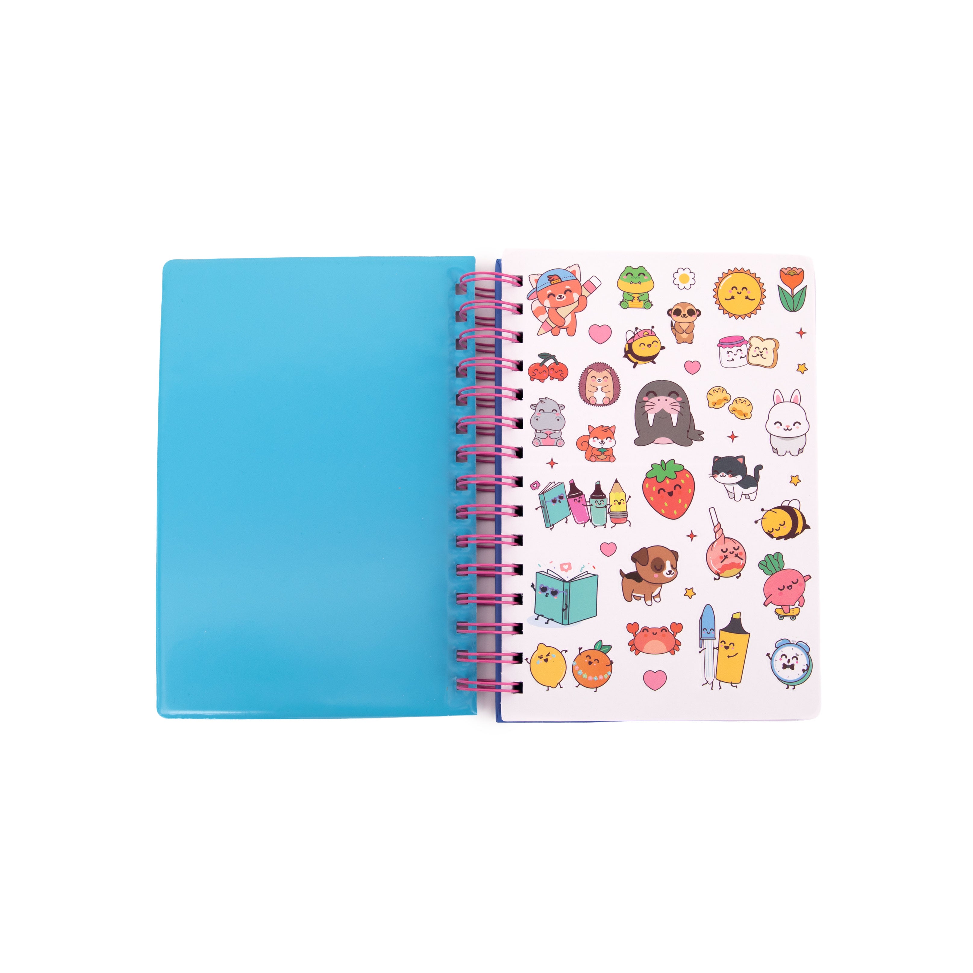 A5 notebook with a padded cover featuring a crocodile design - Too cool for the pool