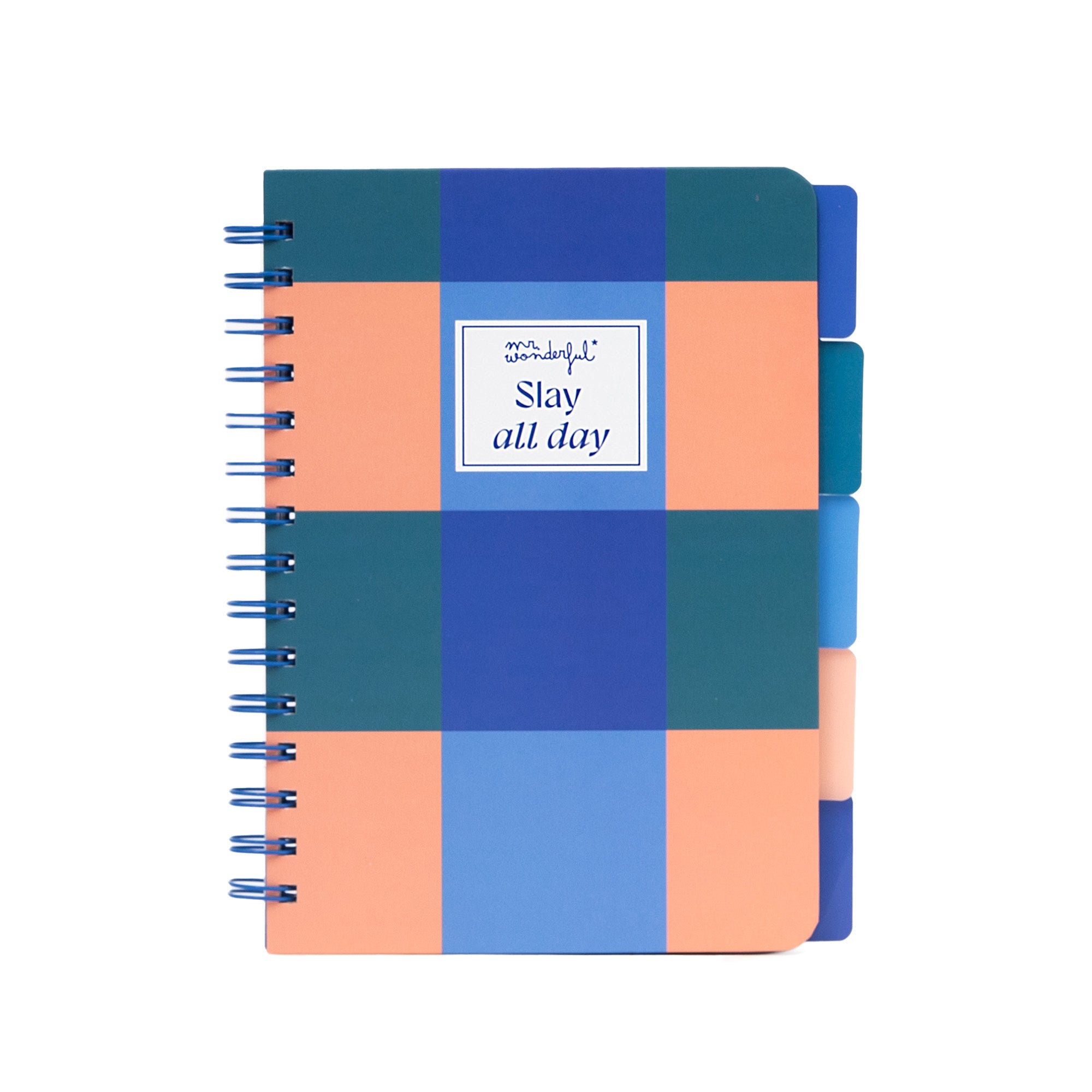 Libreta A5 con separadores After Class - Slay all day | Mr.Wonderful