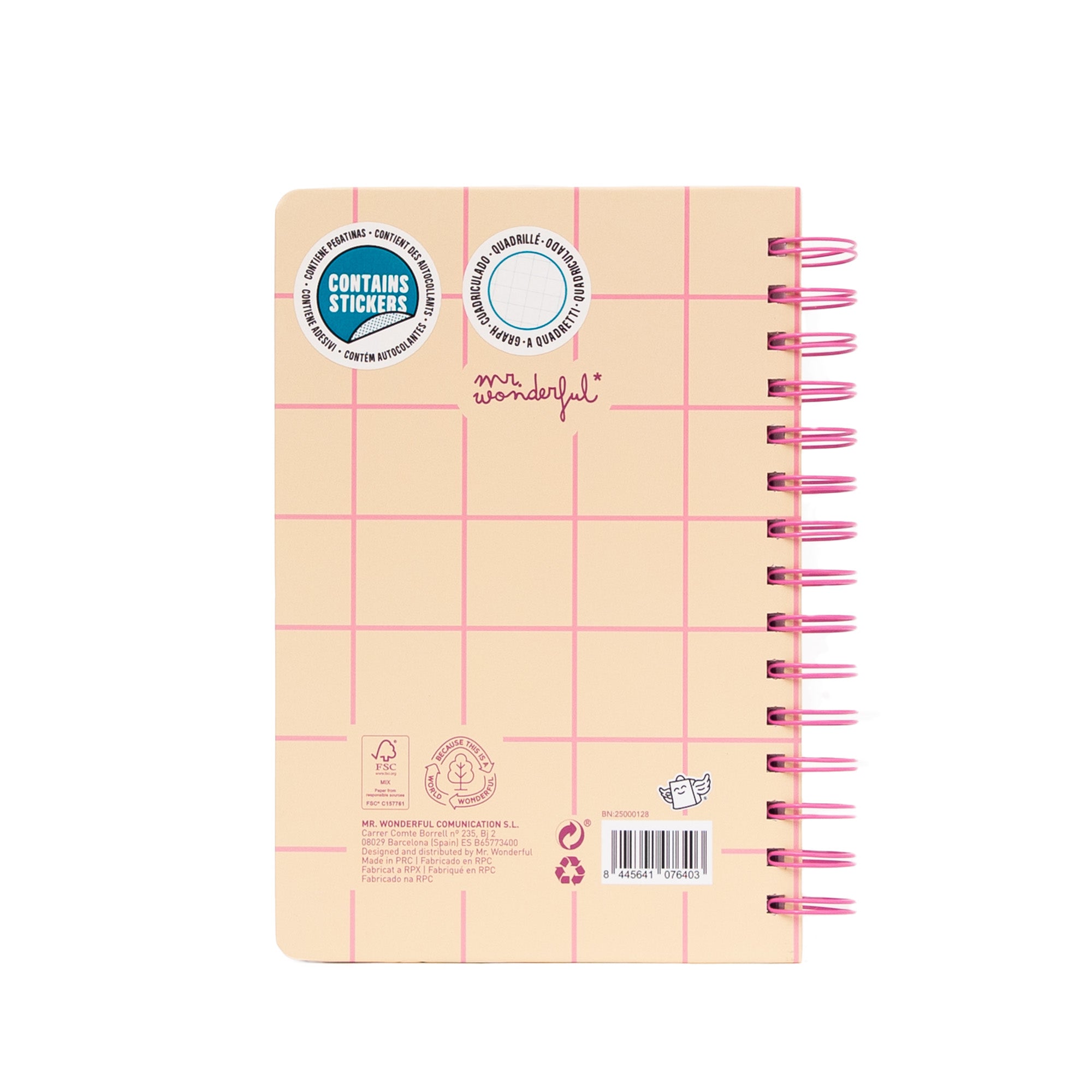 A5 notebook with 3D effect cover hedgehog – The Art of Being a Hedgehog