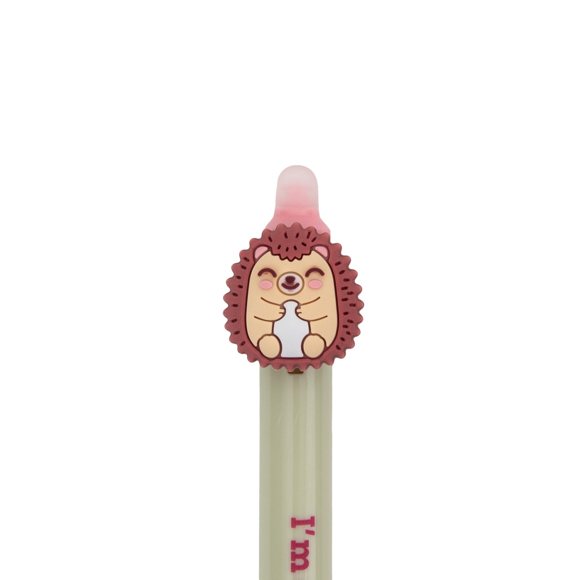 Penna cancellabile con ciondolo riccio – I’m a little ball