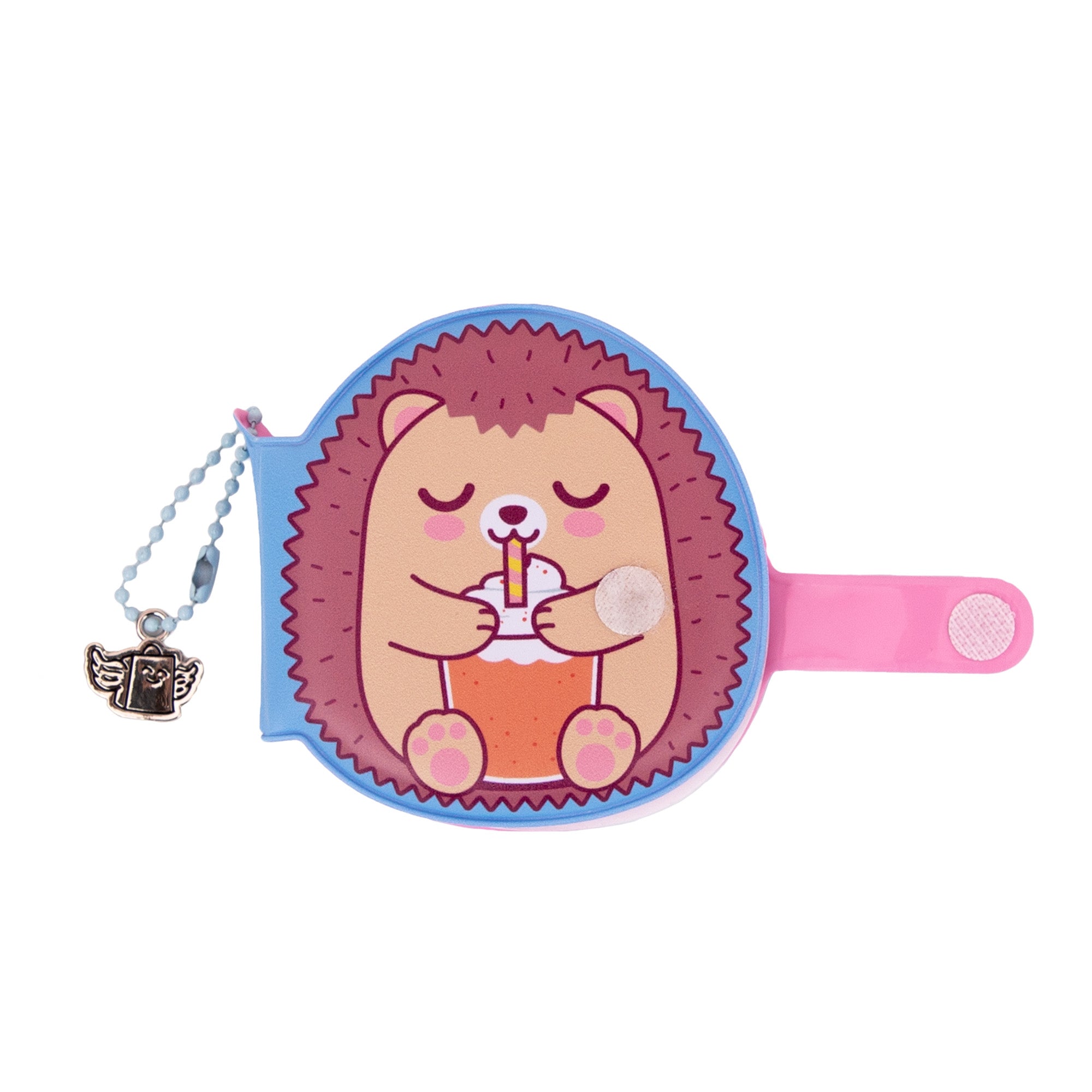 Keychain with soft mini notebook – Hedgehog