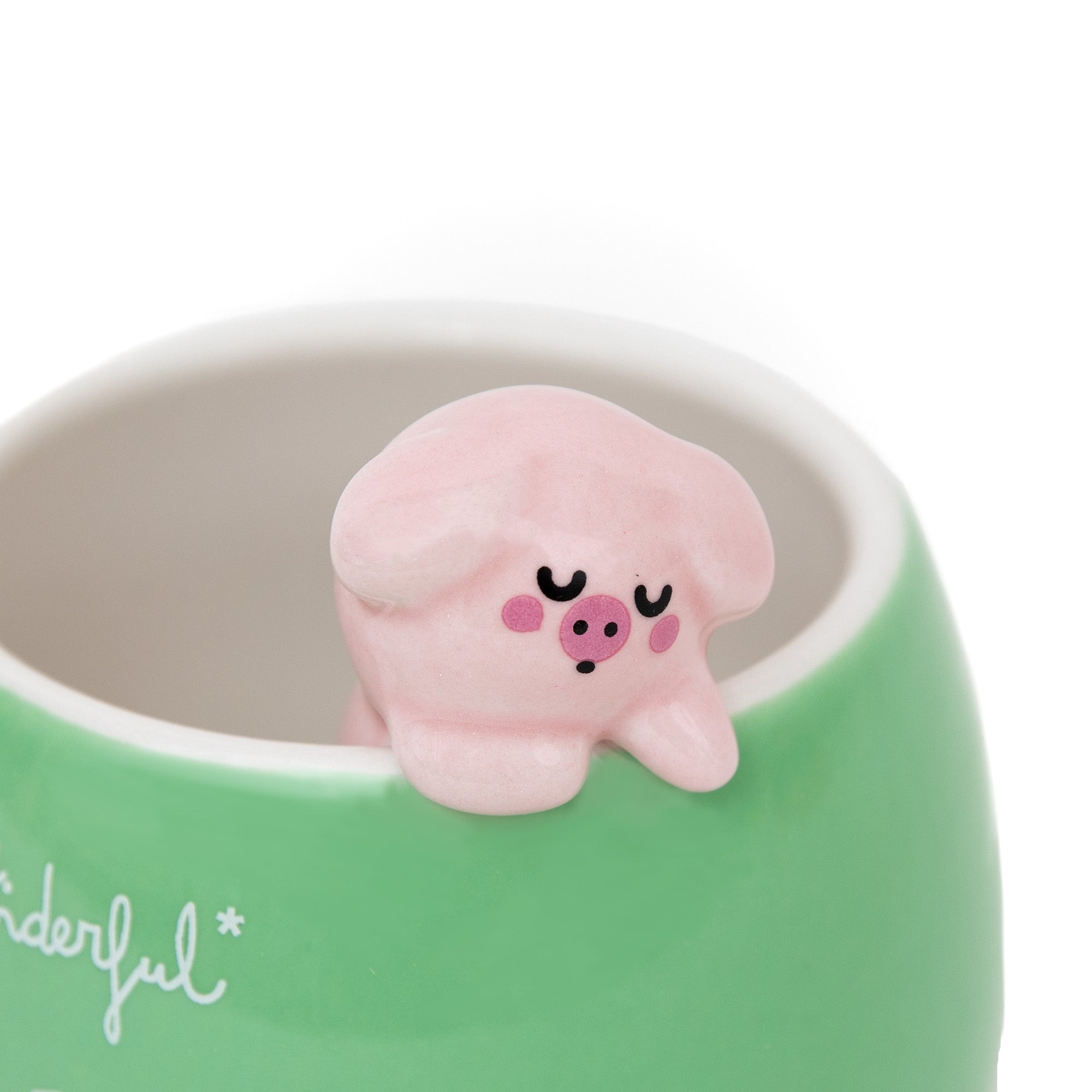 Taza 3D Lazy Cerdito - Ready to do nothing
