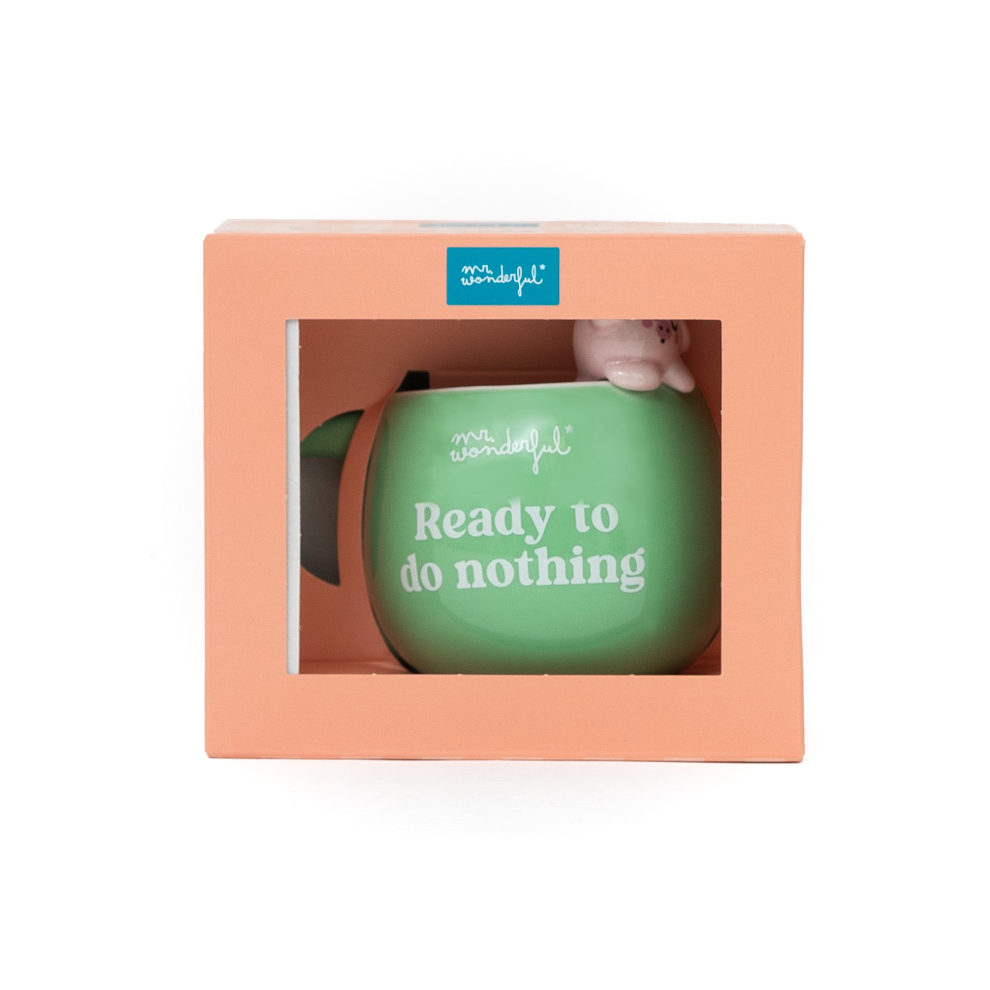 Taza 3D Lazy Cerdito - Ready to do nothing