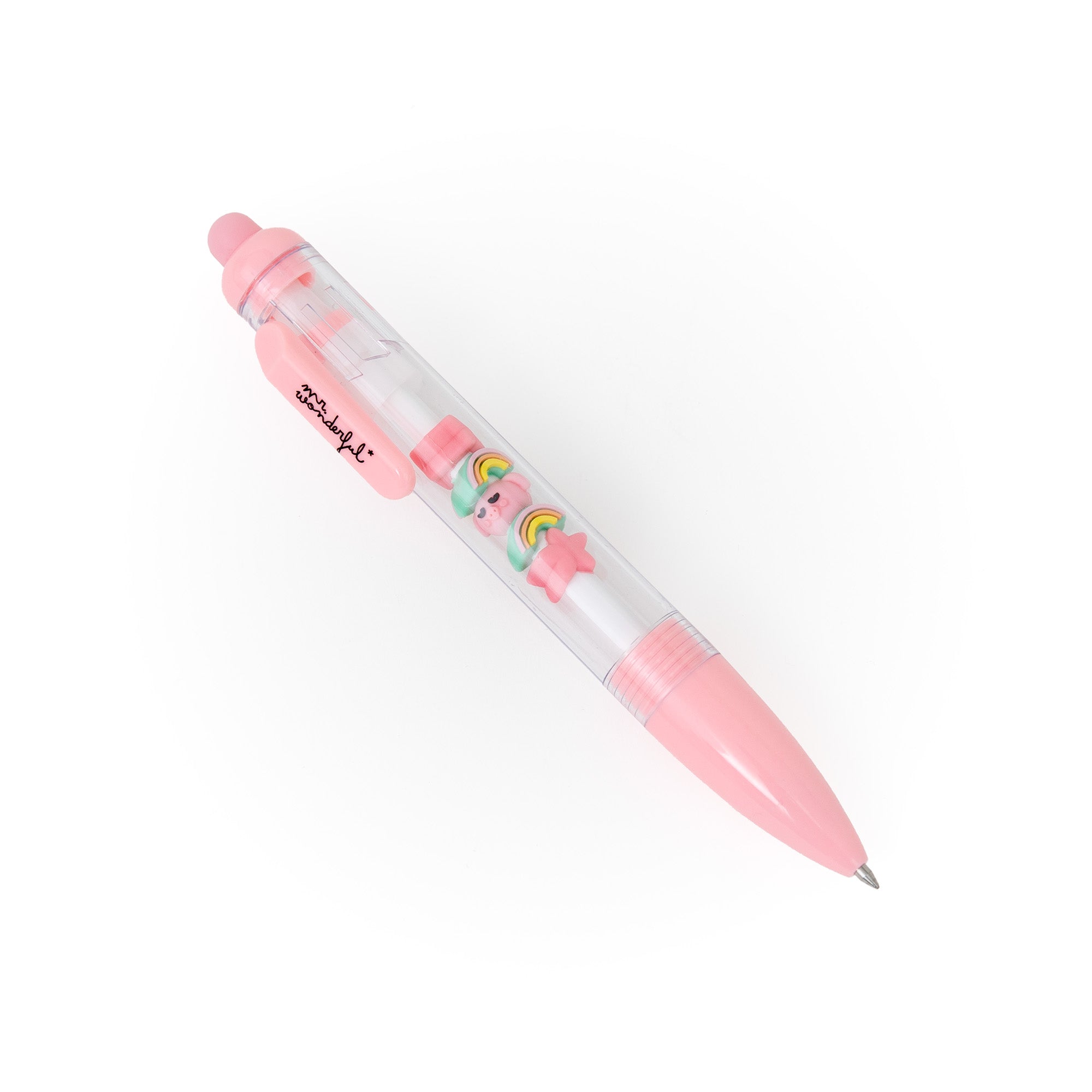 Pen with Internal Decoration – Lazy Piglet